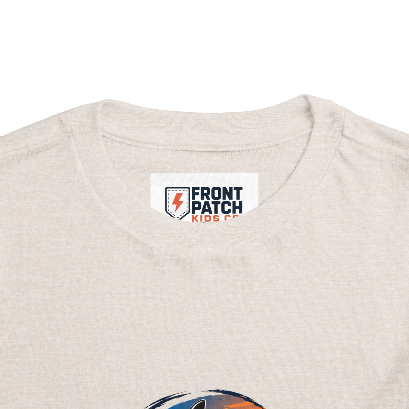 Toddler Tee — 'Front Patch' Surf Shark Graphic Sunset Kids Shirt - Front Patch Kids Co.