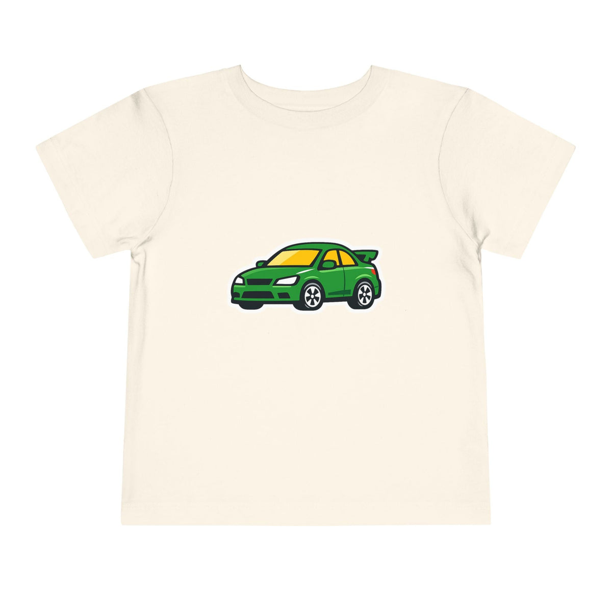 Toddler Tee — Green Race Car Graphic - Front Patch Kids Co.
