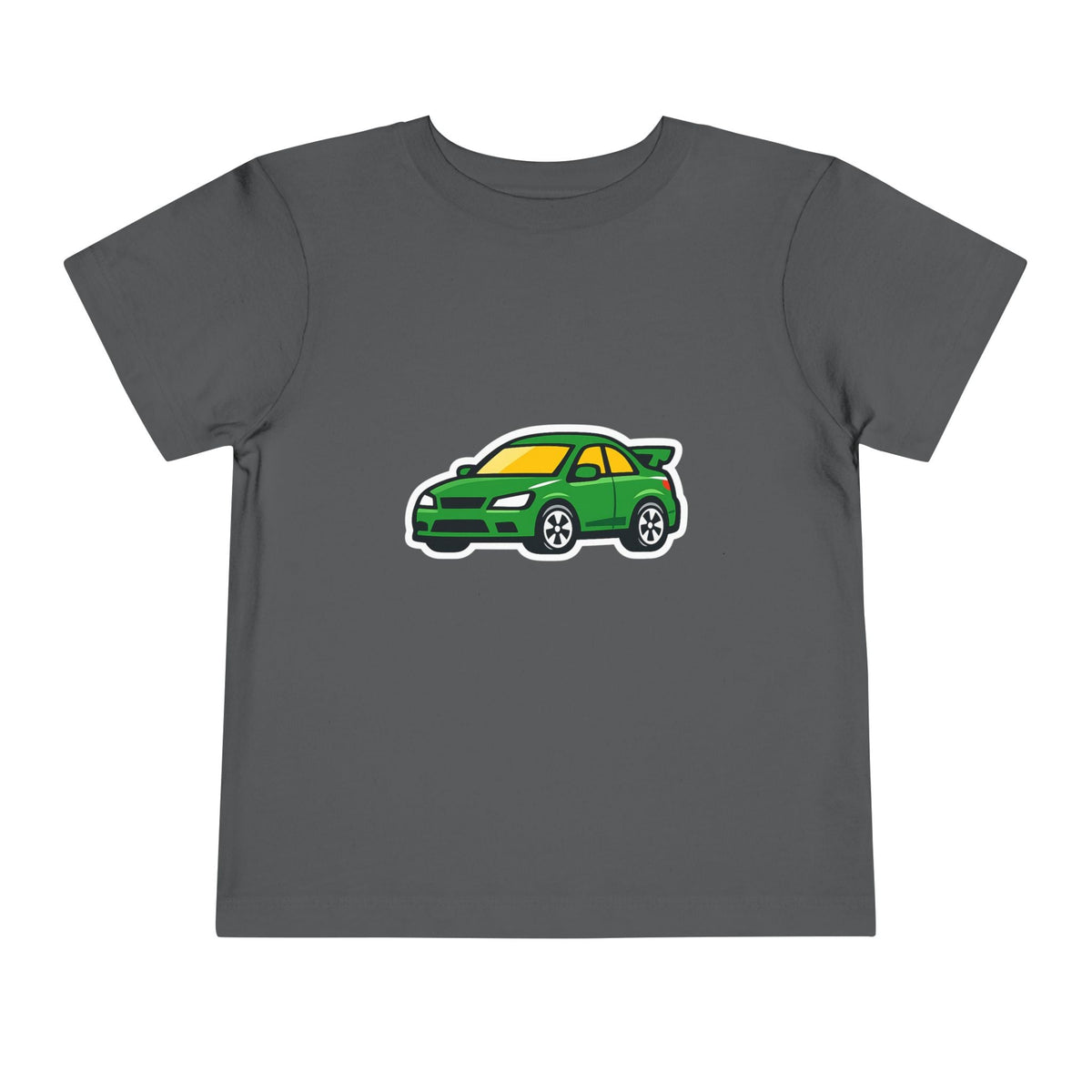 Toddler Tee — Green Race Car Graphic - Front Patch Kids Co.