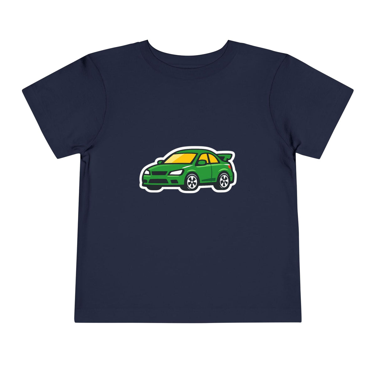 Toddler Tee — Green Race Car Graphic - Front Patch Kids Co.