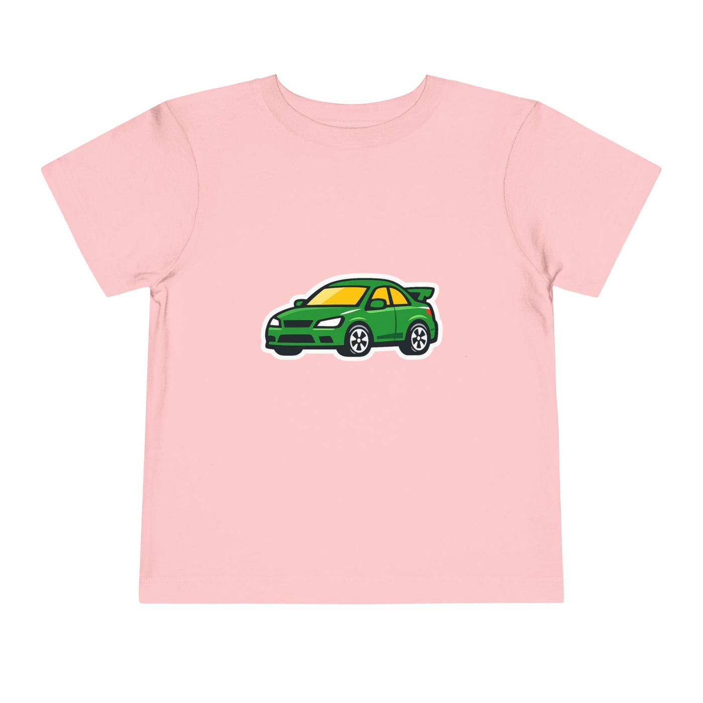Toddler Tee — Green Race Car Graphic - Front Patch Kids Co.