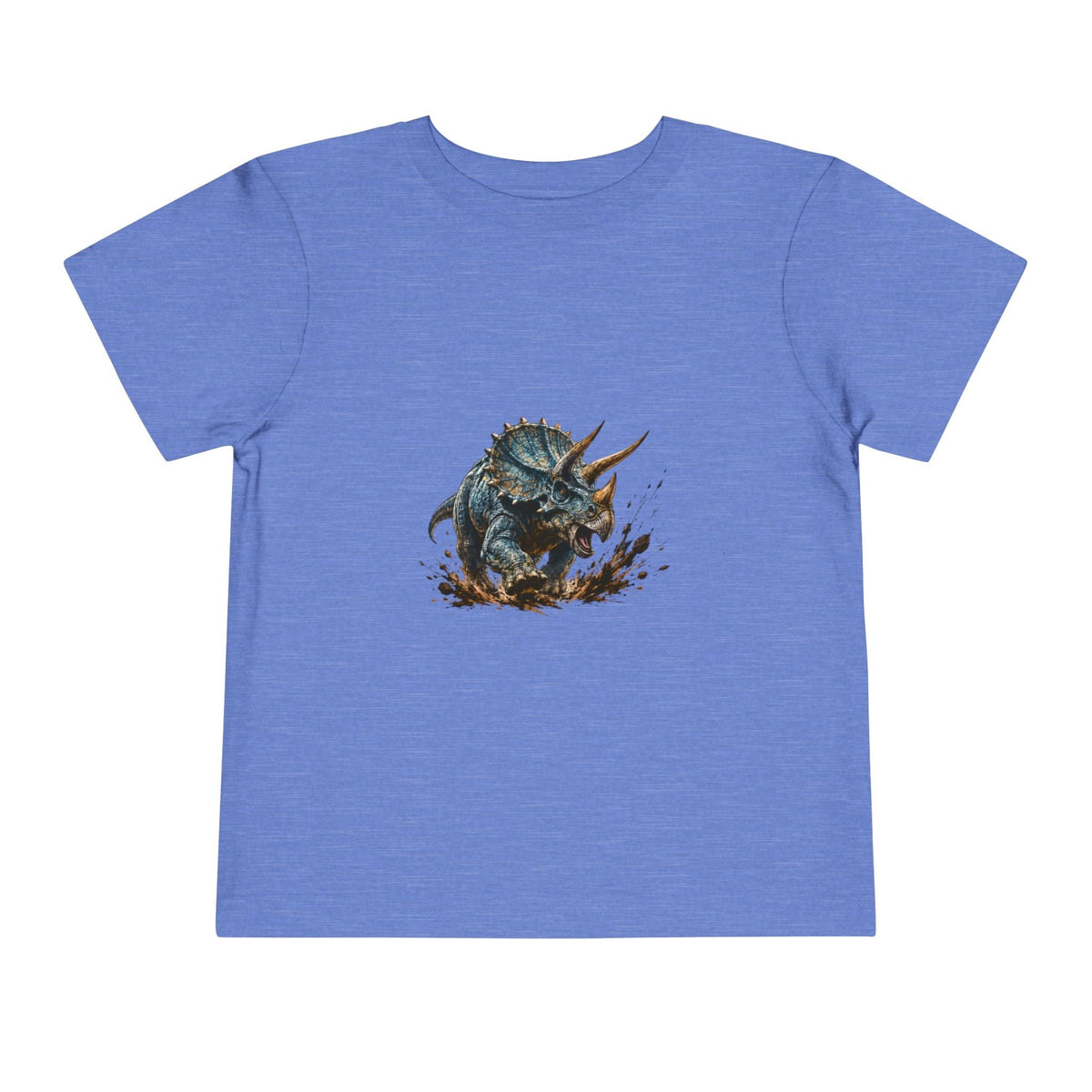 Toddler Tee — Mud-Splash Triceratops Dino Shirt for Kids - Front Patch Kids Co.