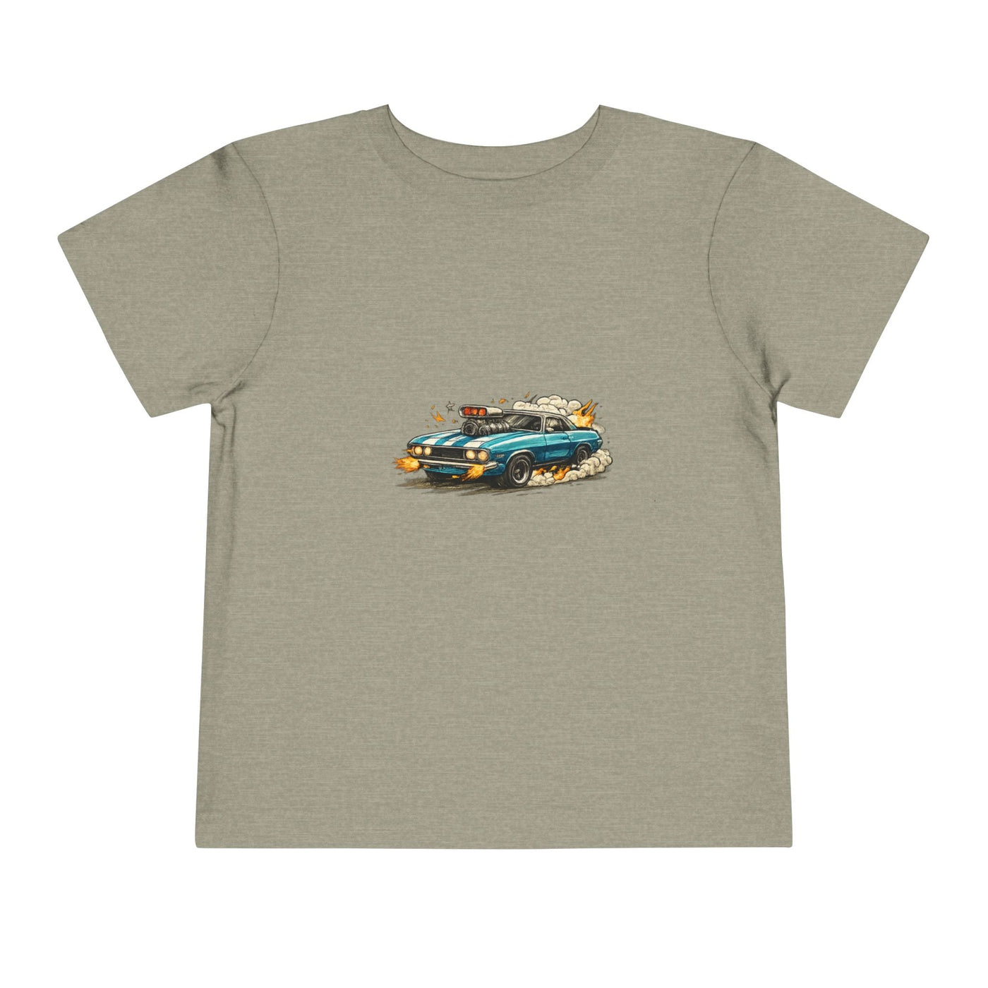 Toddler Tee — Retro Race Car Graphic Shirt - Front Patch Kids Co.