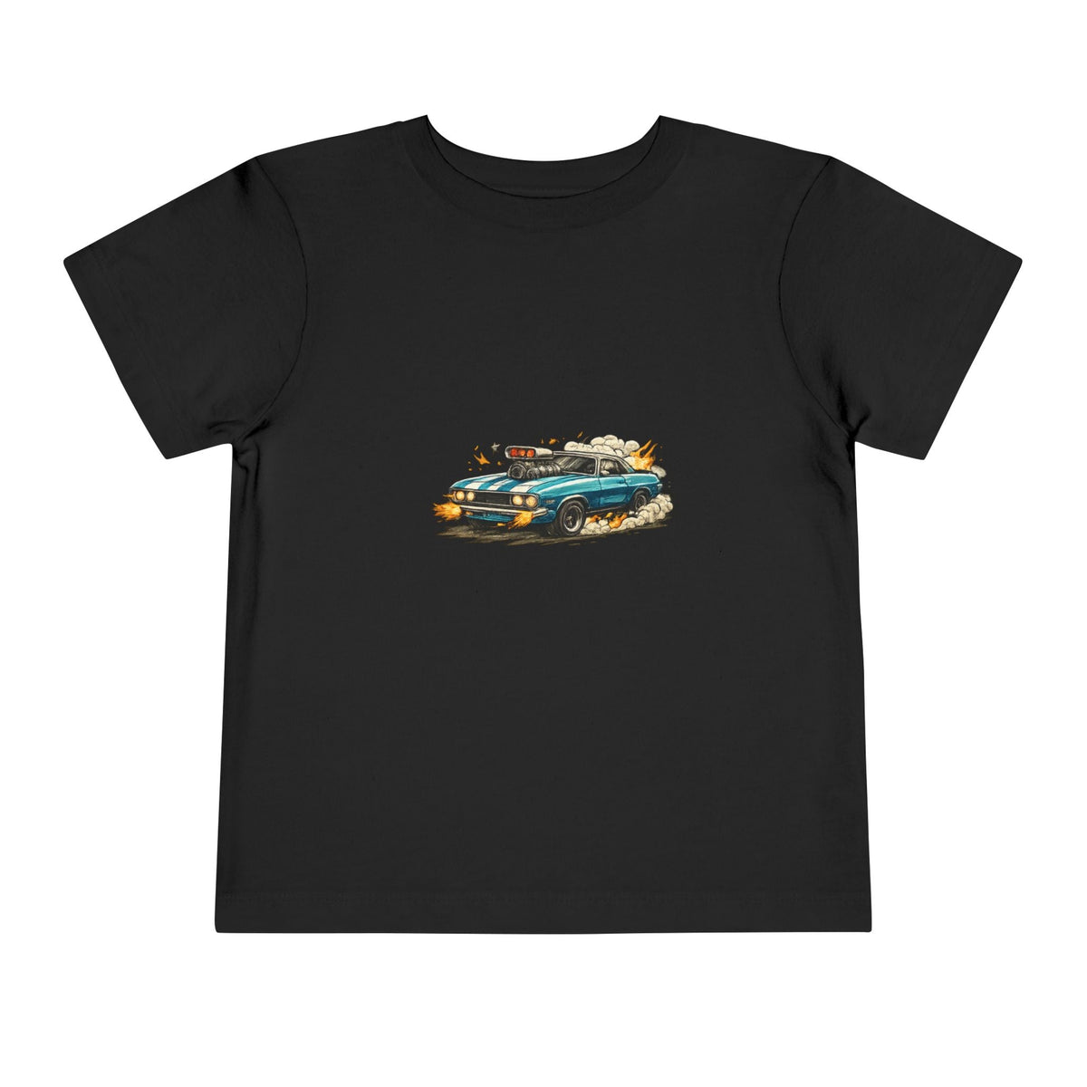 Toddler Tee — Retro Race Car Graphic Shirt - Front Patch Kids Co.