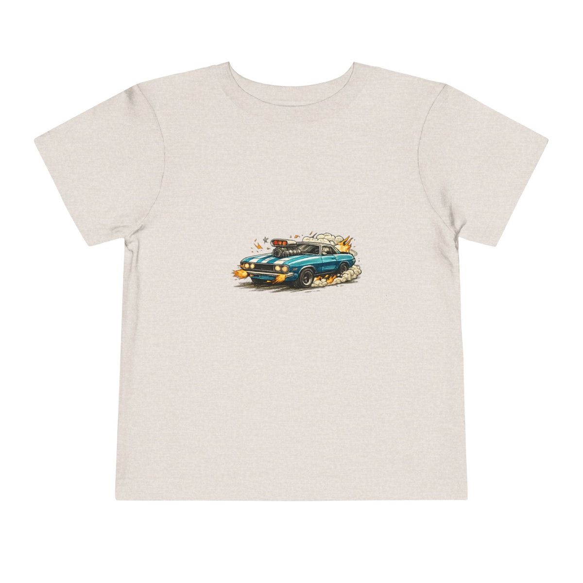 Toddler Tee — Retro Race Car Graphic Shirt - Front Patch Kids Co.