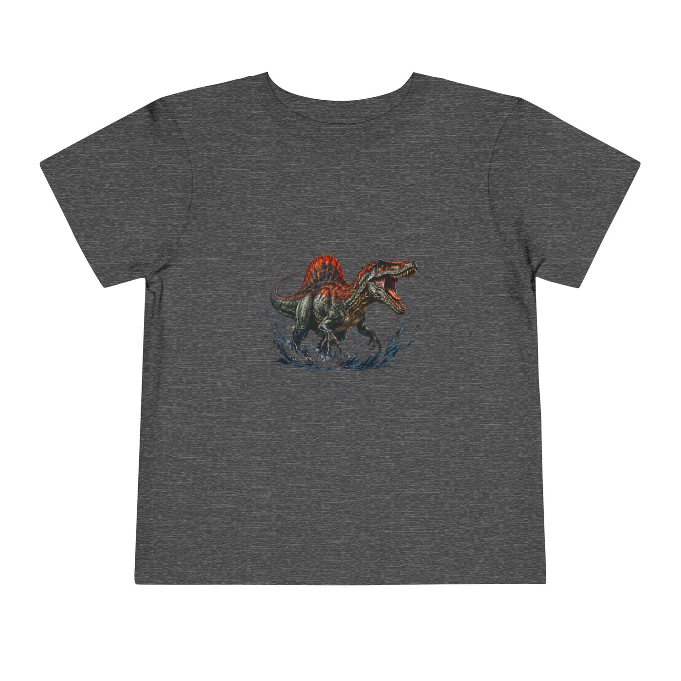 Toddler Tee — Roaring Spinosaurus Dinosaur Graphic Shirt - Front Patch Kids Co.