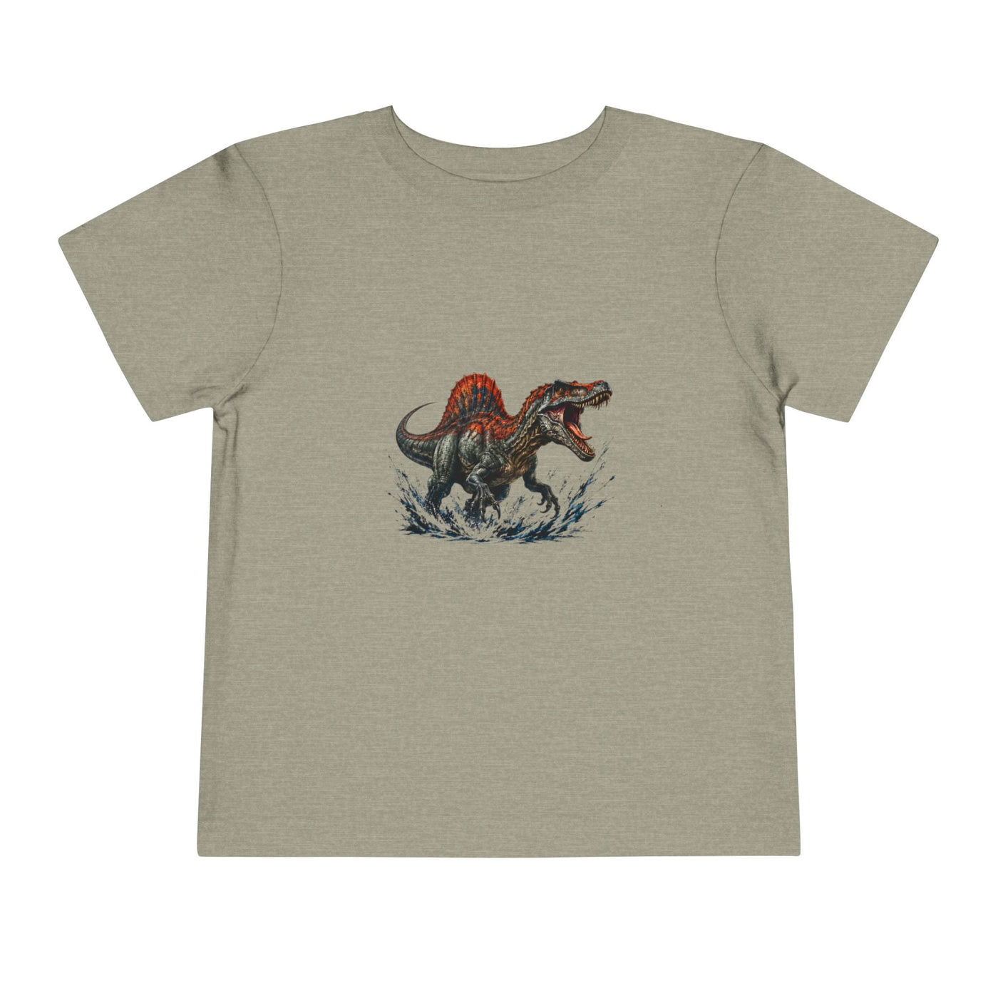 Toddler Tee — Roaring Spinosaurus Dinosaur Graphic Shirt - Front Patch Kids Co.