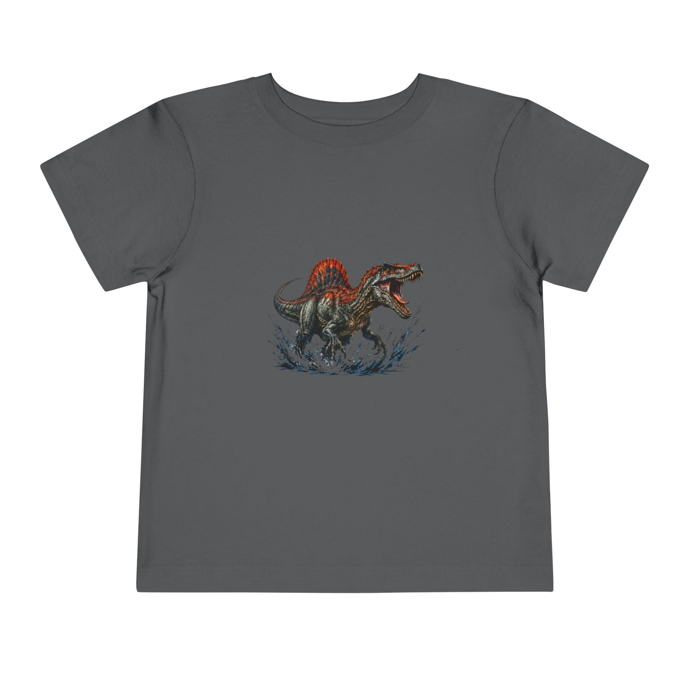 Toddler Tee — Roaring Spinosaurus Dinosaur Graphic Shirt - Front Patch Kids Co.