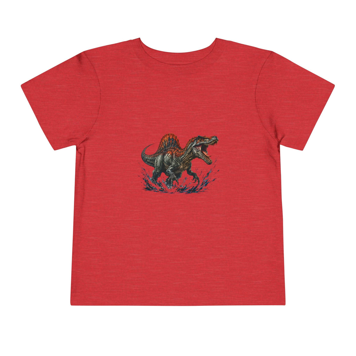 Toddler Tee — Roaring Spinosaurus Dinosaur Graphic Shirt - Front Patch Kids Co.