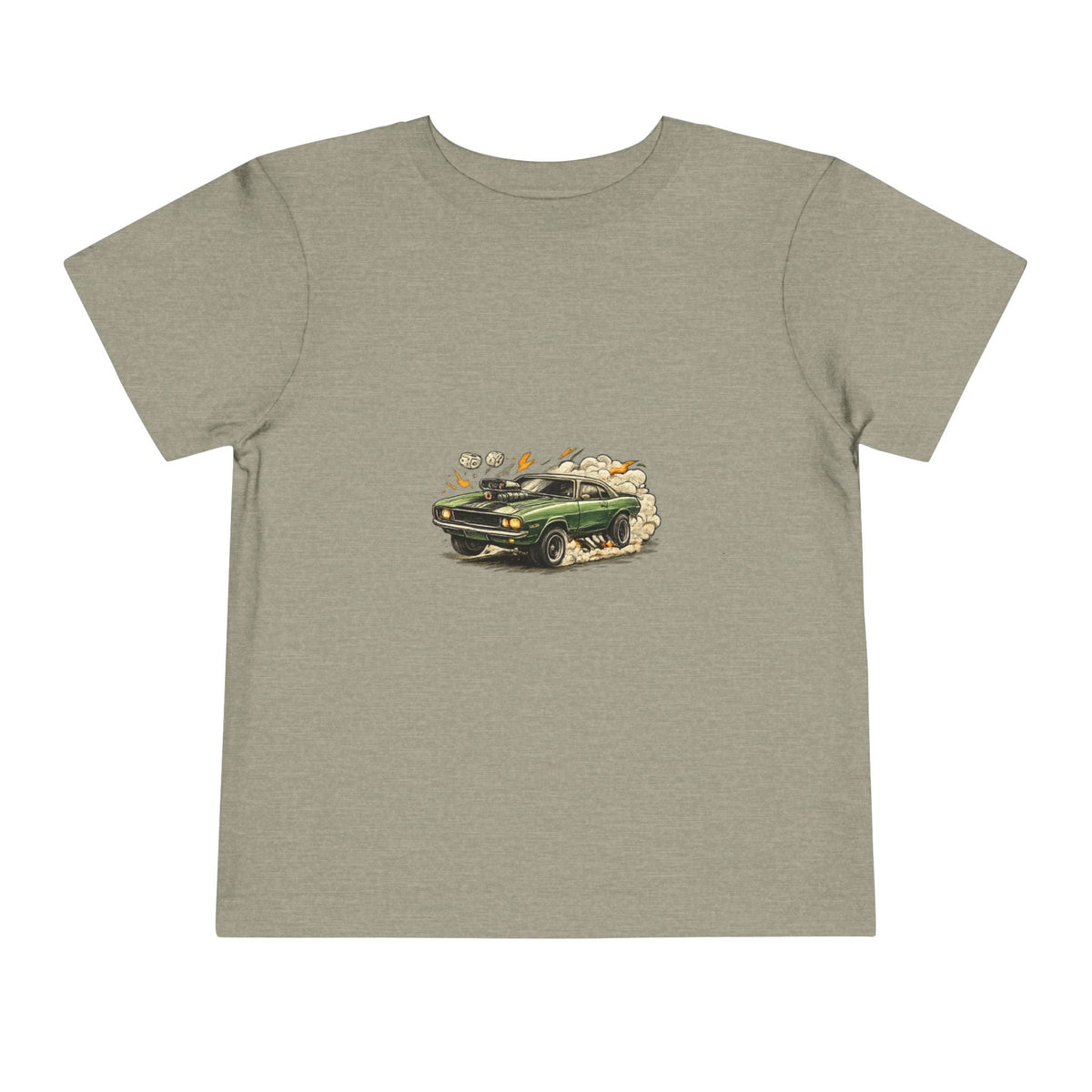 Toddler Tee – Vintage Green Truck Graphic - Front Patch Kids Co.