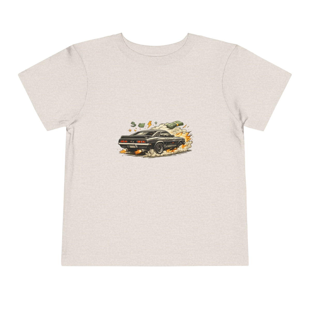 Toddler Tee — Vintage Muscle Car Racing Graphic Shirt - Front Patch Kids Co.
