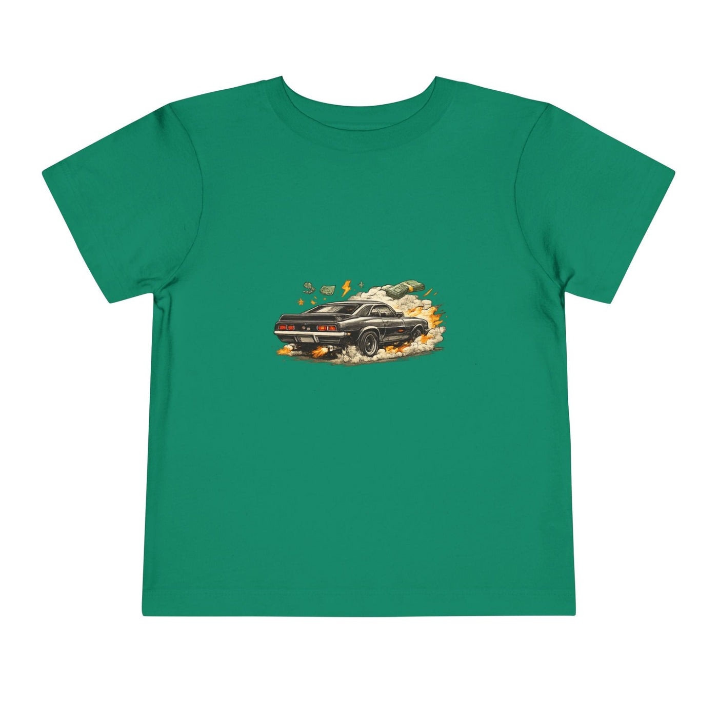 Toddler Tee — Vintage Muscle Car Racing Graphic Shirt - Front Patch Kids Co.