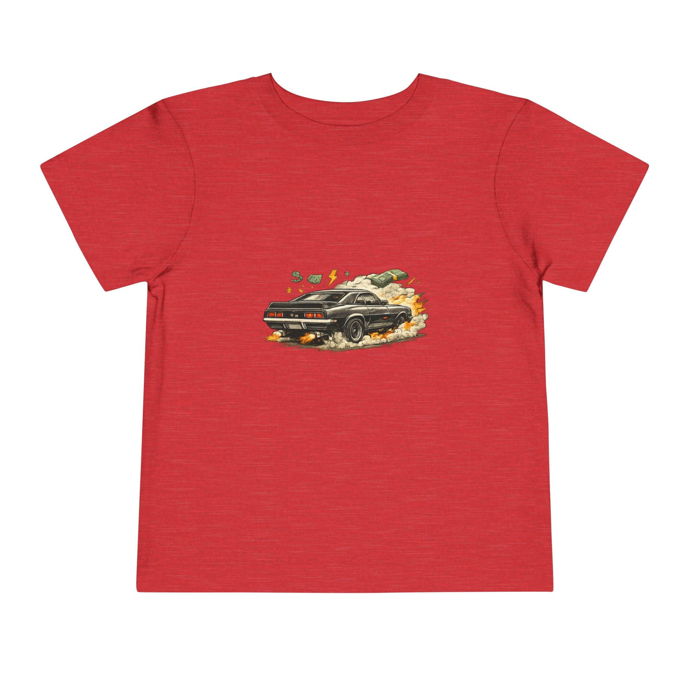 Toddler Tee — Vintage Muscle Car Racing Graphic Shirt - Front Patch Kids Co.