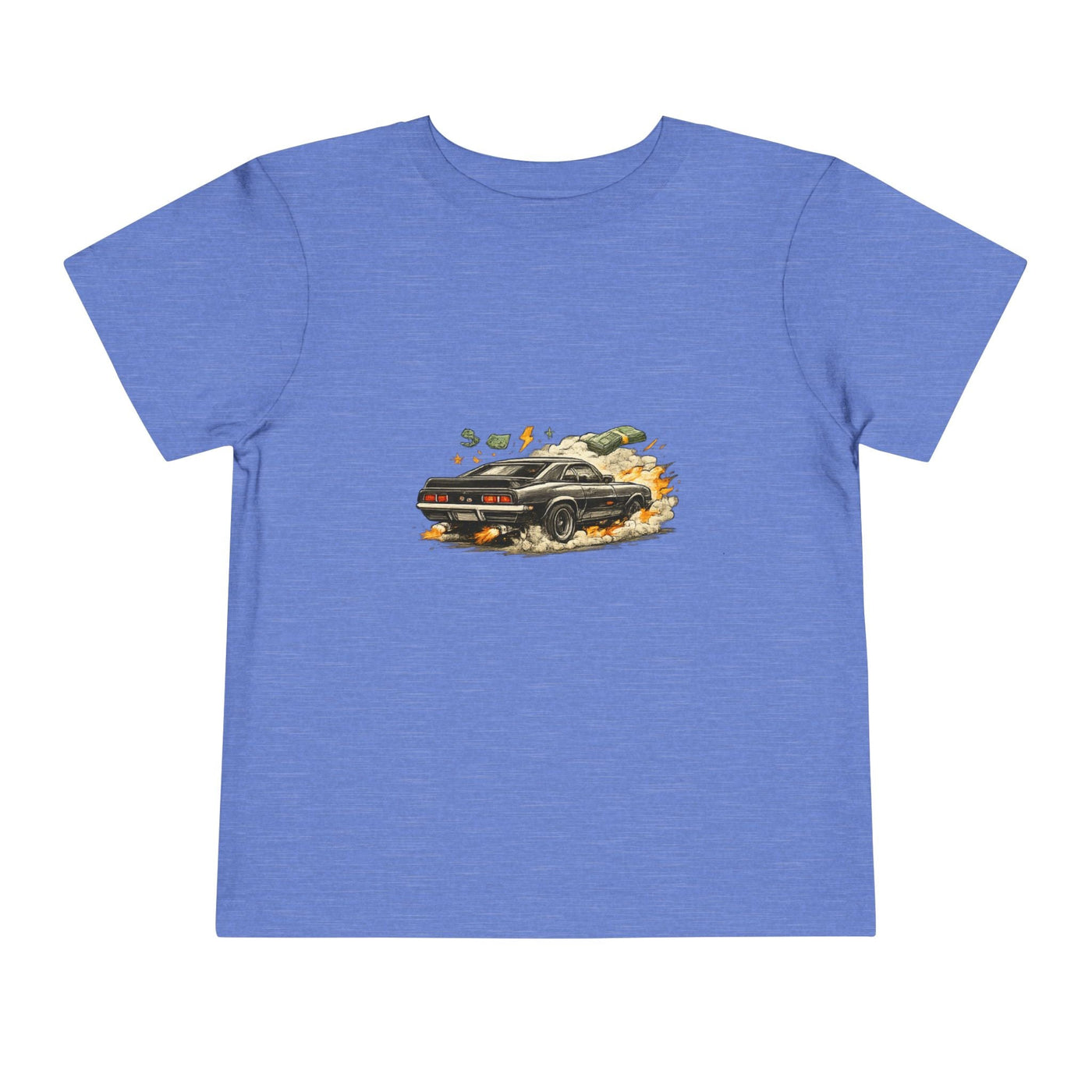 Toddler Tee — Vintage Muscle Car Racing Graphic Shirt - Front Patch Kids Co.