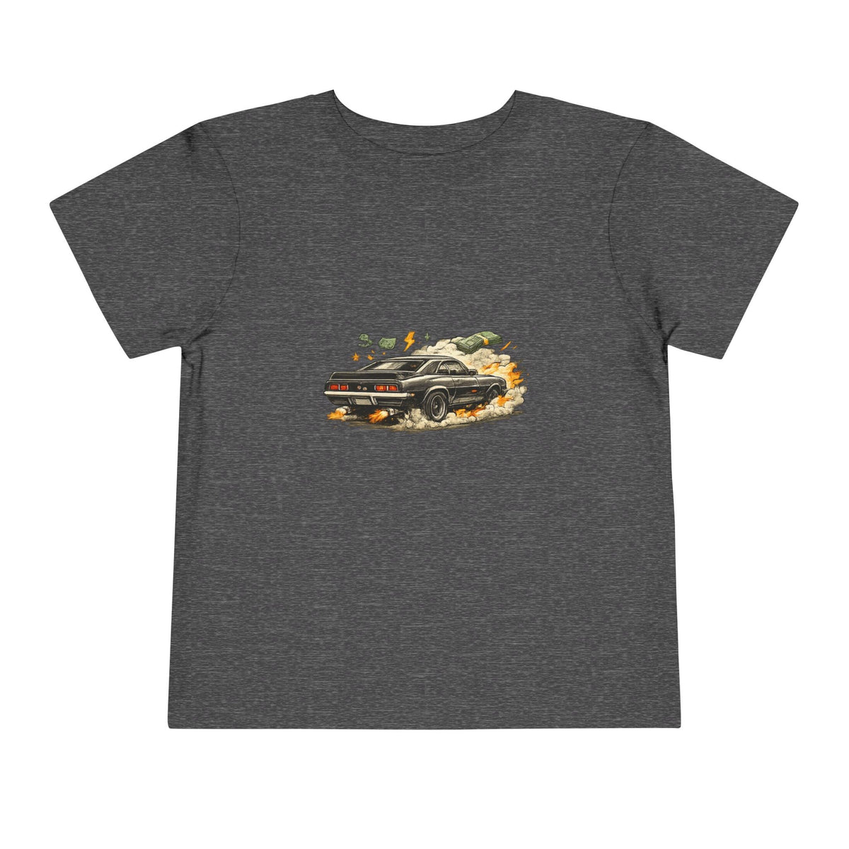 Toddler Tee — Vintage Muscle Car Racing Graphic Shirt - Front Patch Kids Co.