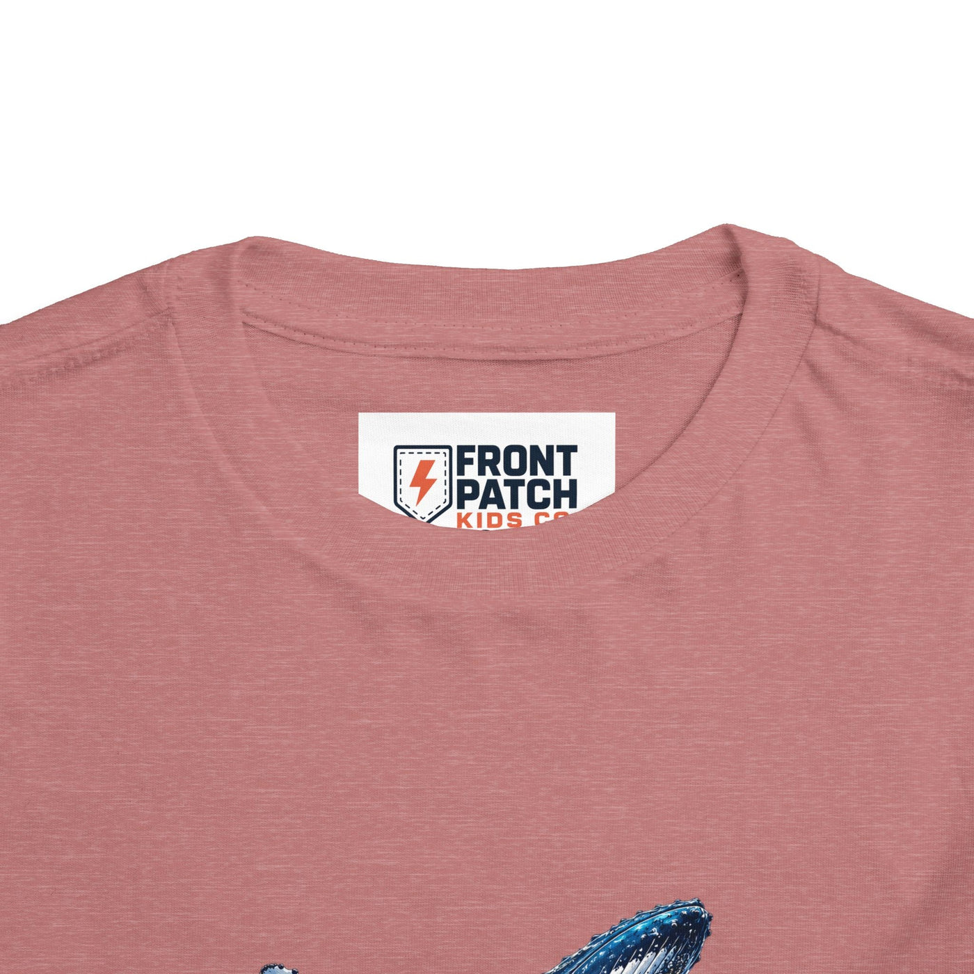 Toddler Tee — Watercolor Breaching Whale Graphic - Front Patch Kids Co.