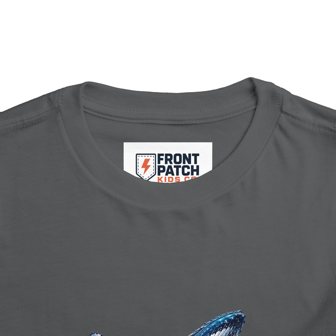 Toddler Tee — Watercolor Breaching Whale Graphic - Front Patch Kids Co.