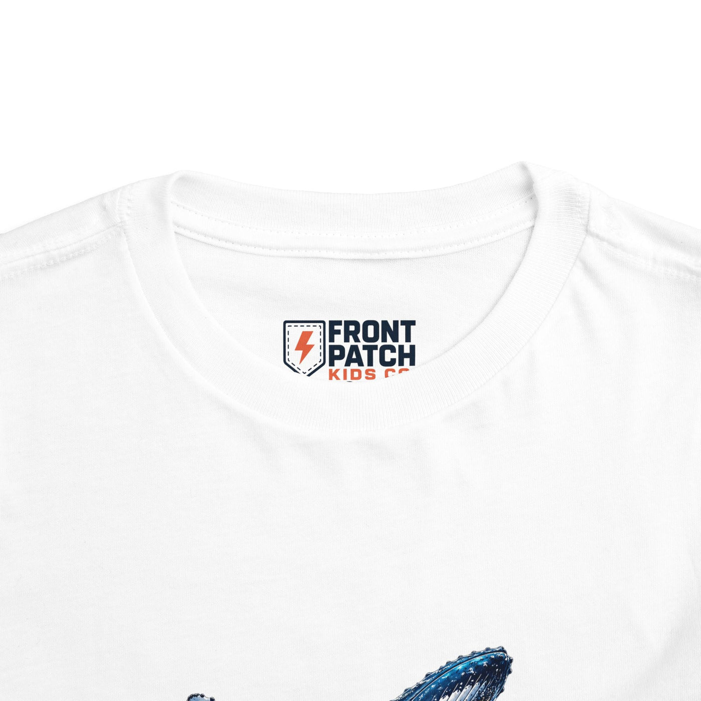 Toddler Tee — Watercolor Breaching Whale Graphic - Front Patch Kids Co.
