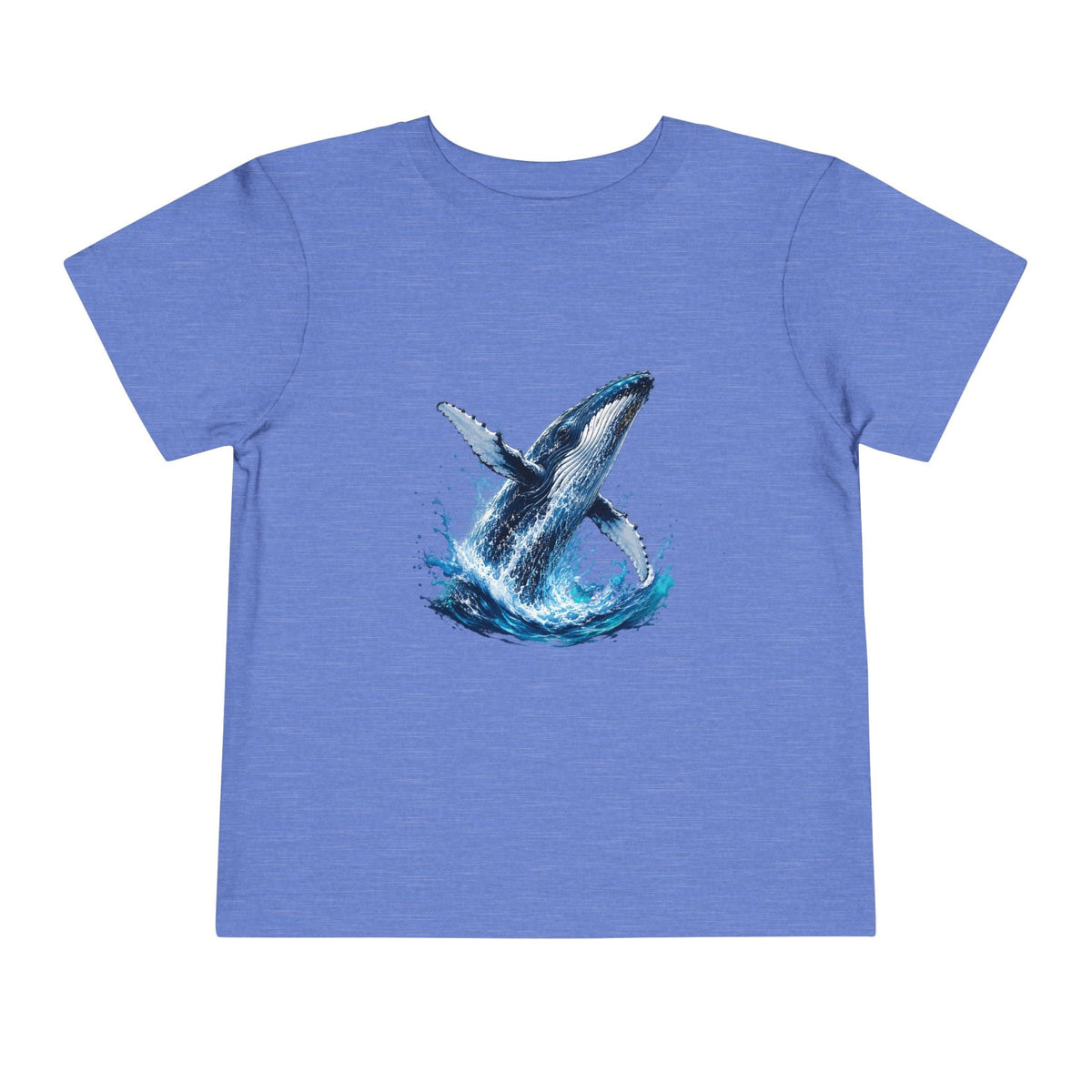 Toddler Tee — Watercolor Breaching Whale Graphic - Front Patch Kids Co.
