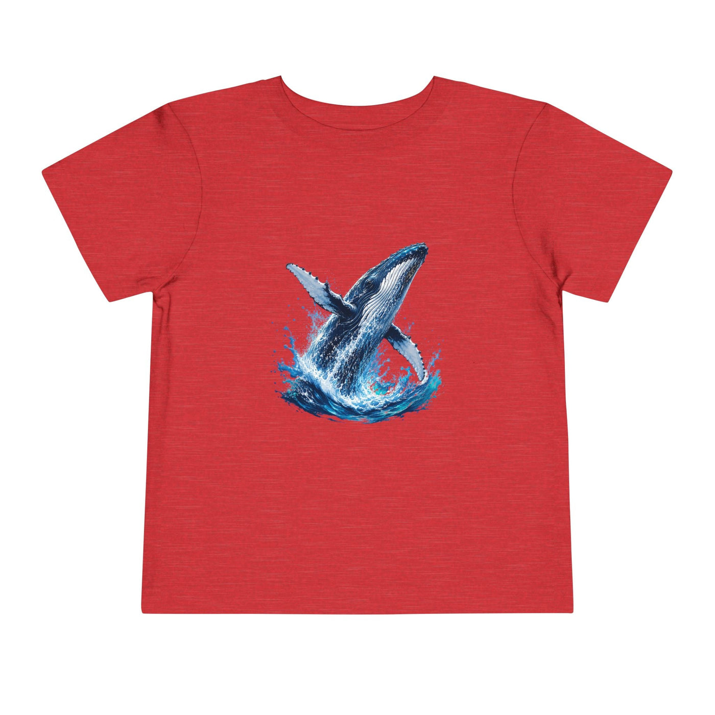 Toddler Tee — Watercolor Breaching Whale Graphic - Front Patch Kids Co.