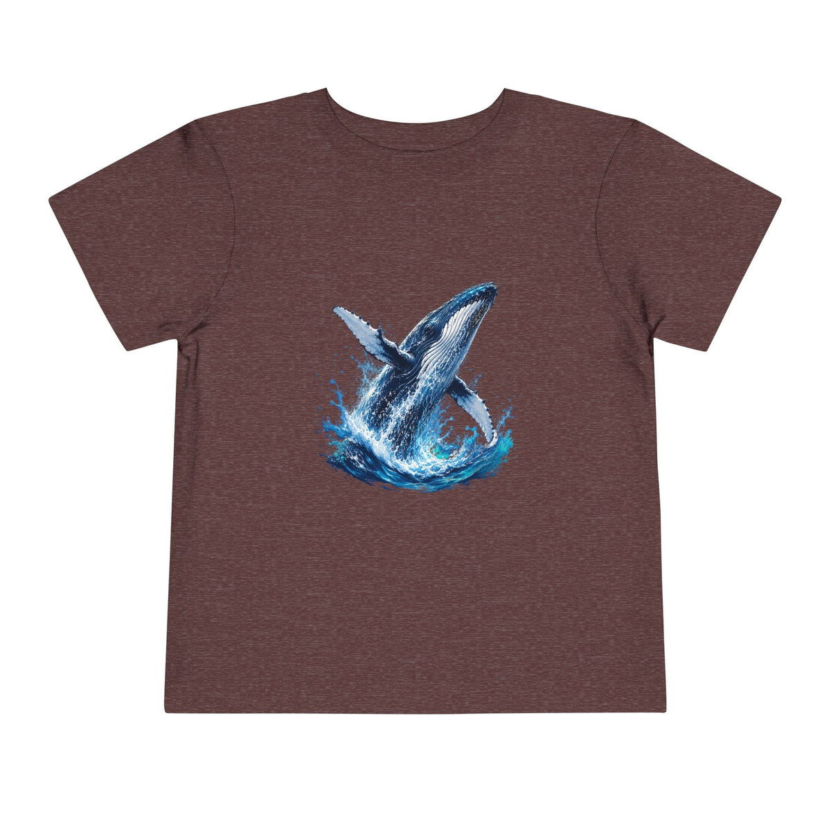 Toddler Tee — Watercolor Breaching Whale Graphic - Front Patch Kids Co.