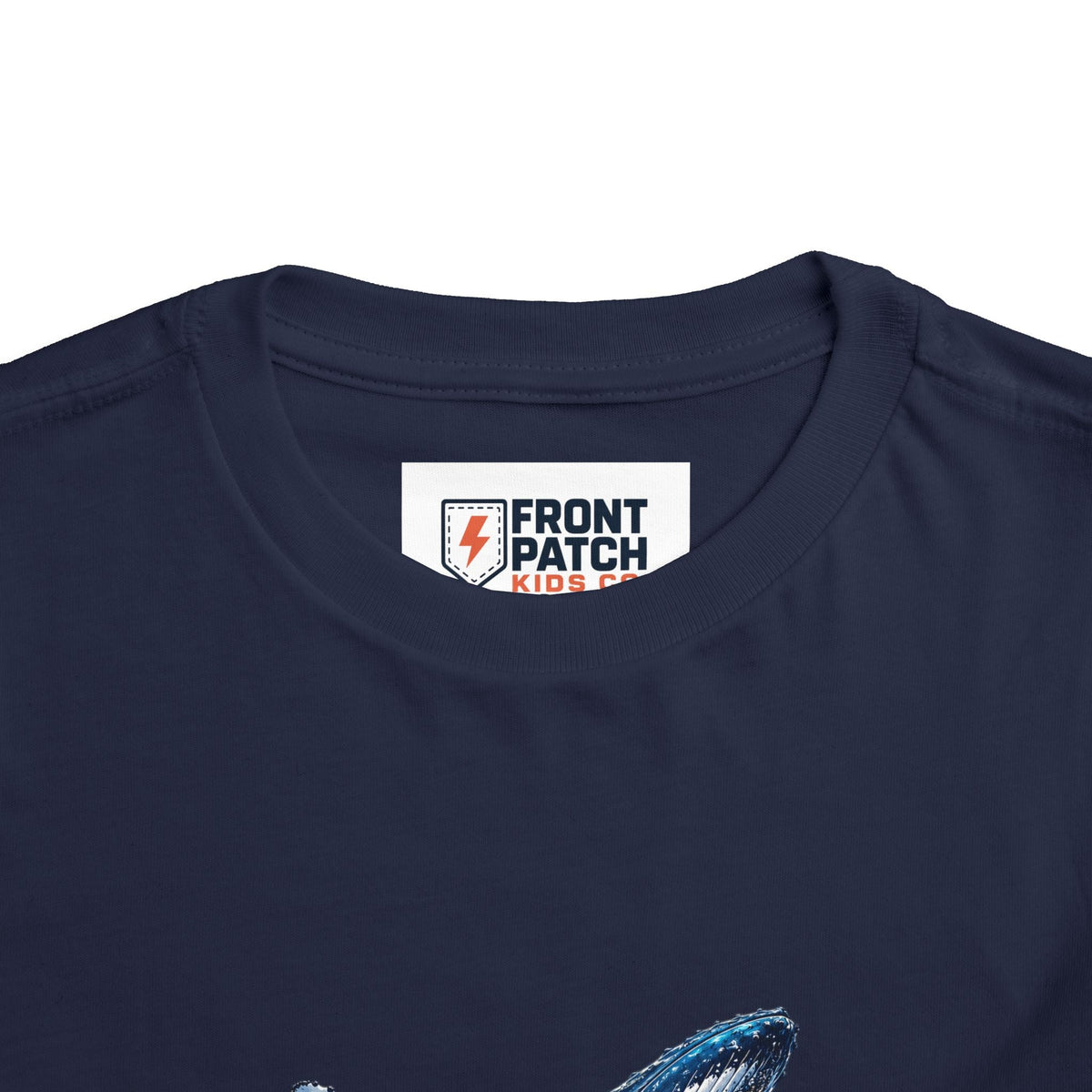 Toddler Tee — Watercolor Breaching Whale Graphic - Front Patch Kids Co.