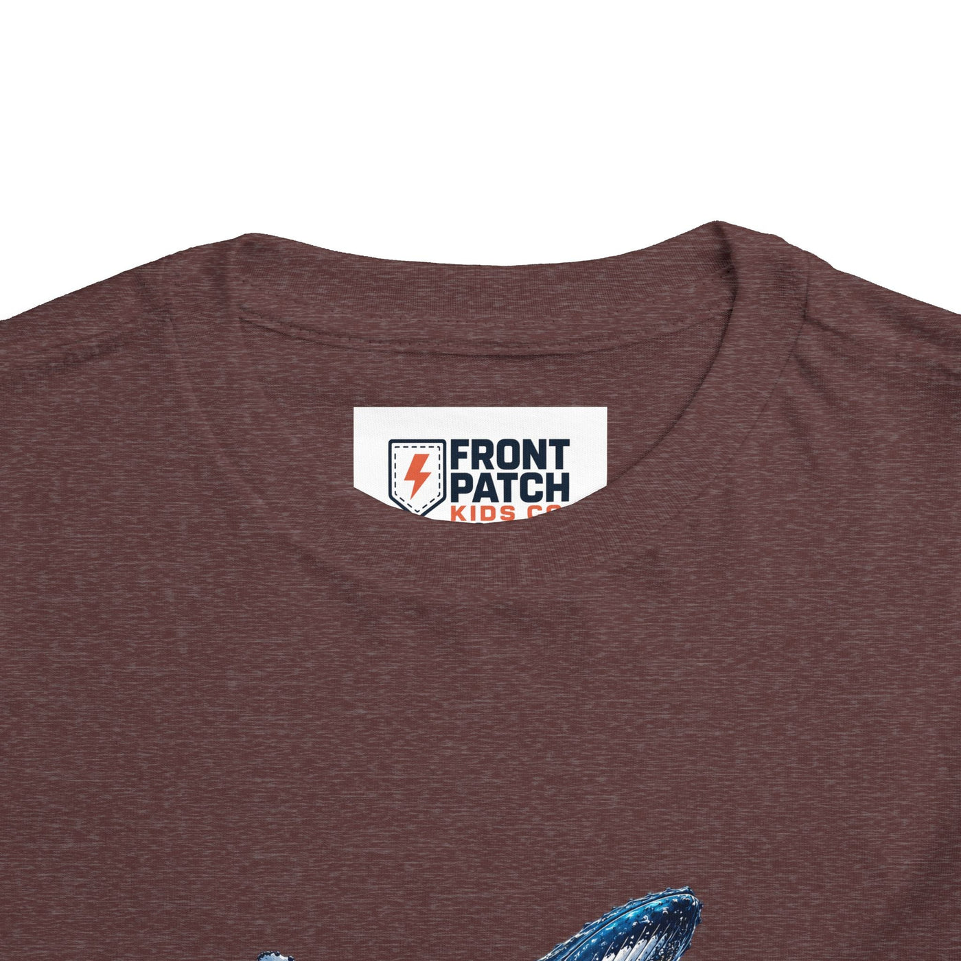 Toddler Tee — Watercolor Breaching Whale Graphic - Front Patch Kids Co.