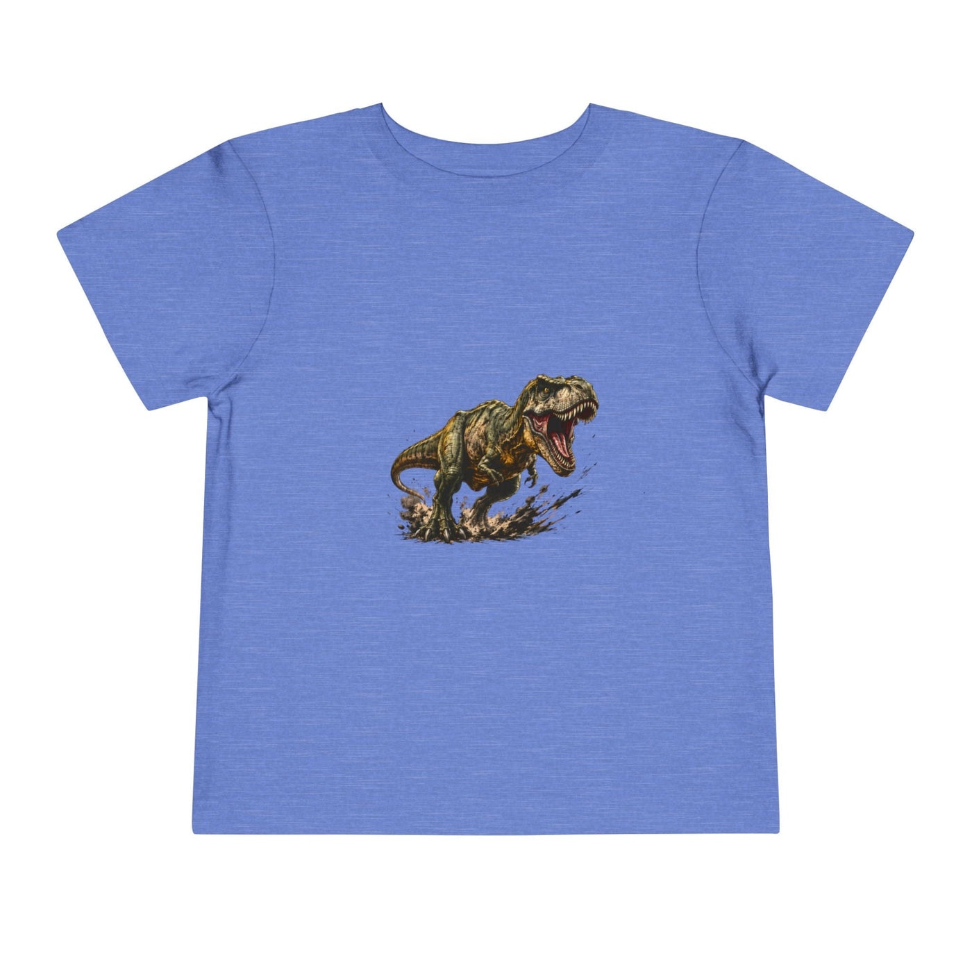 Toddler T‑Shirt — Roaring T‑Rex Dinosaur Graphic Tee for Kids - Front Patch Kids Co.