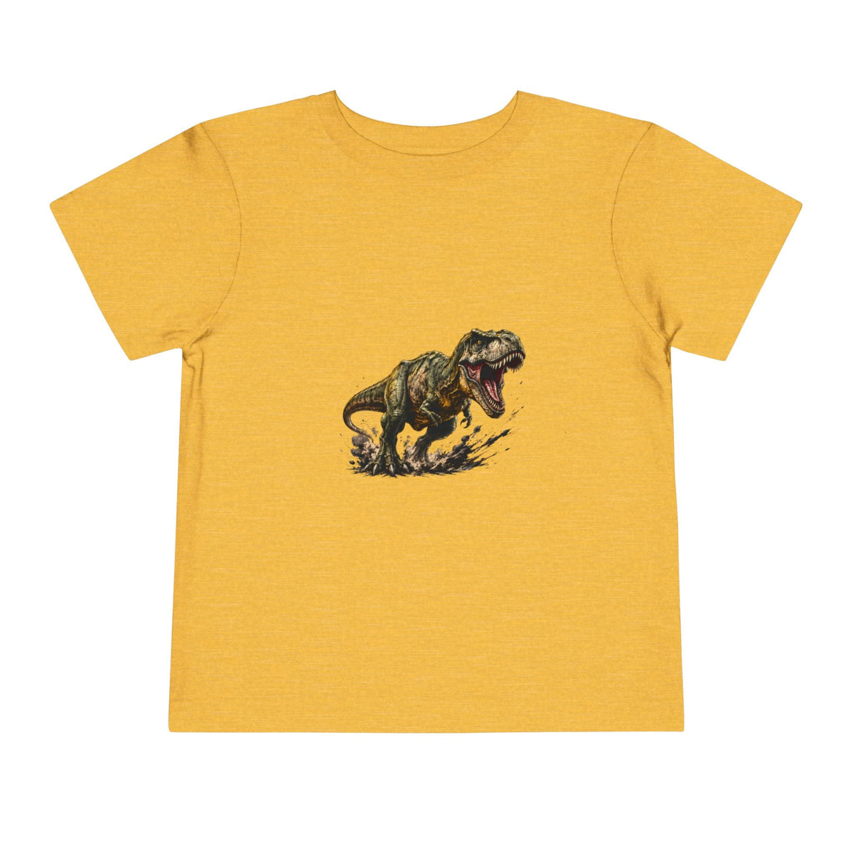 Toddler T‑Shirt — Roaring T‑Rex Dinosaur Graphic Tee for Kids - Front Patch Kids Co.