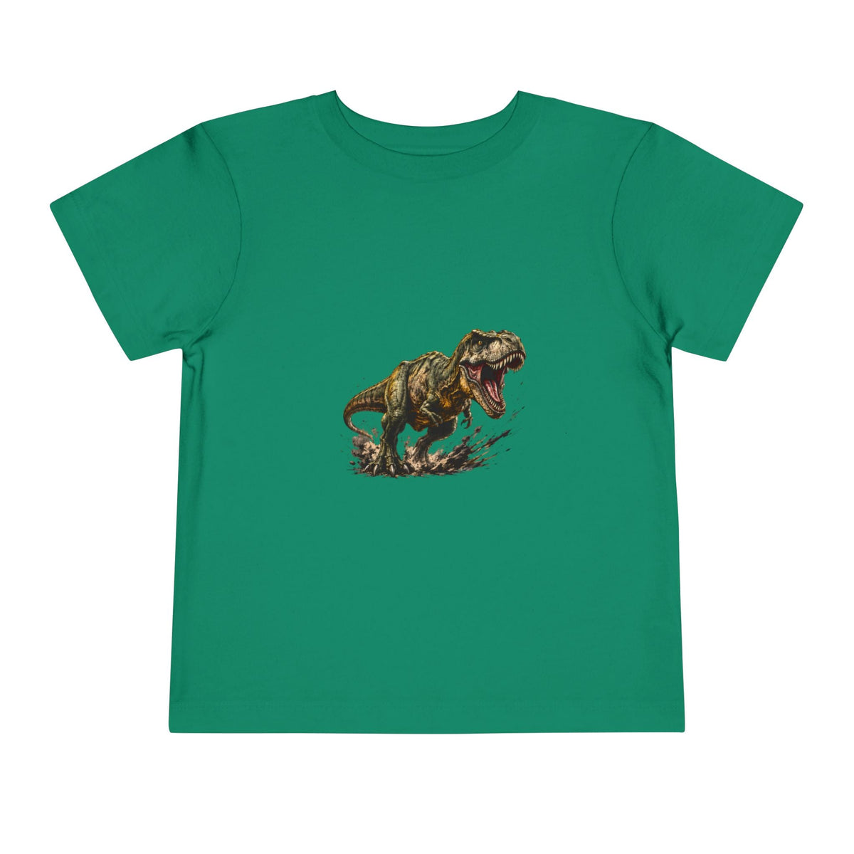 Toddler T‑Shirt — Roaring T‑Rex Dinosaur Graphic Tee for Kids - Front Patch Kids Co.