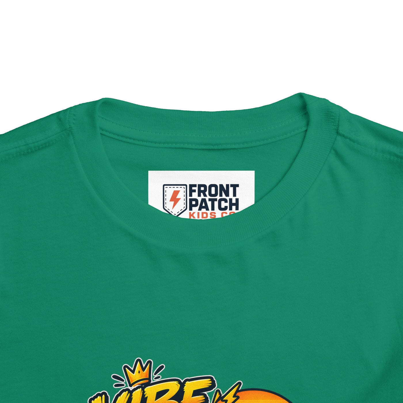 Vibe Check Surfing Shark Toddler Tee - Front Patch Kids Co.