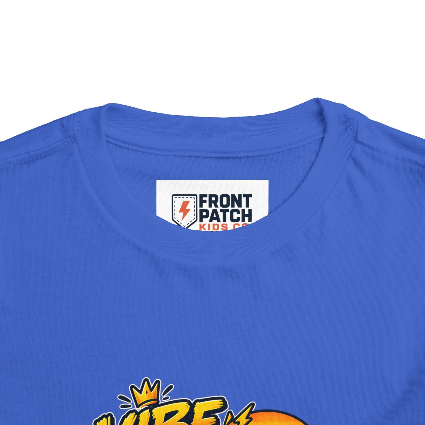 Vibe Check Surfing Shark Toddler Tee - Front Patch Kids Co.