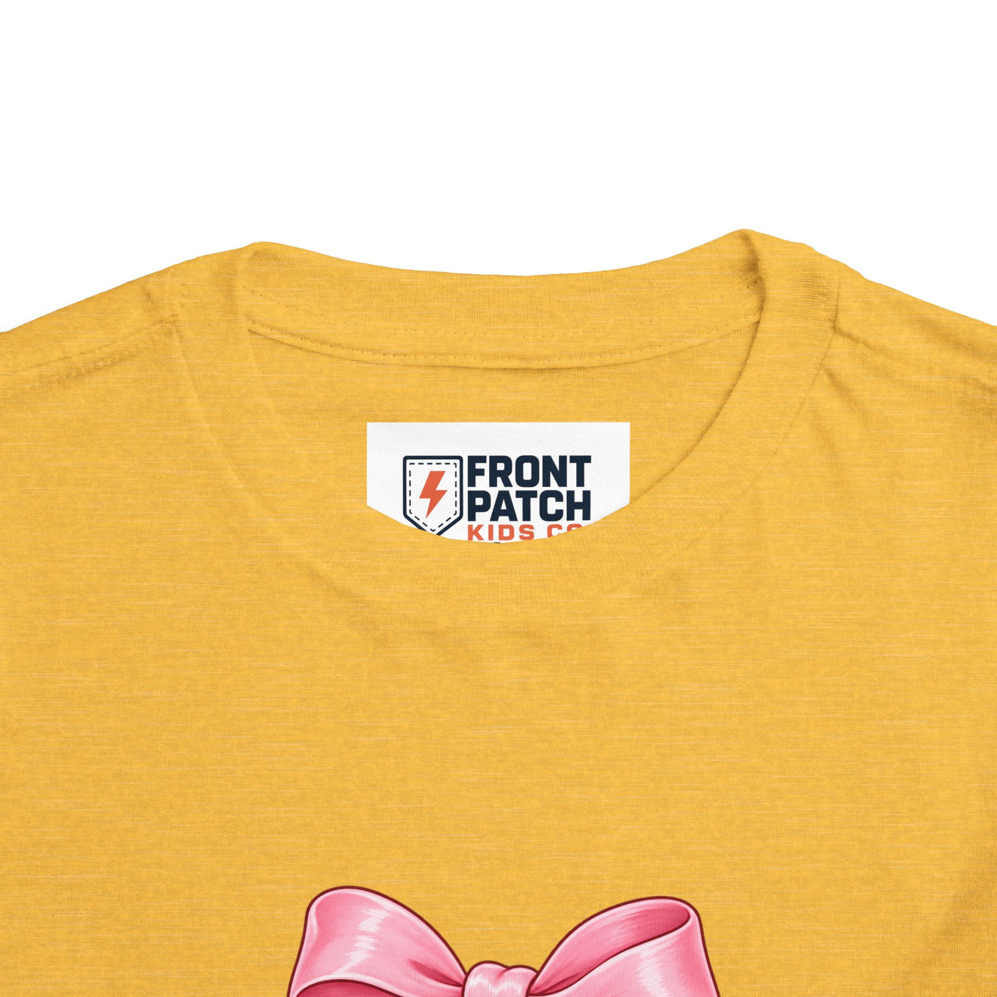 Toddler Cherry Happy Tee — Cute Pink Bow Cherries Kids Shirt
