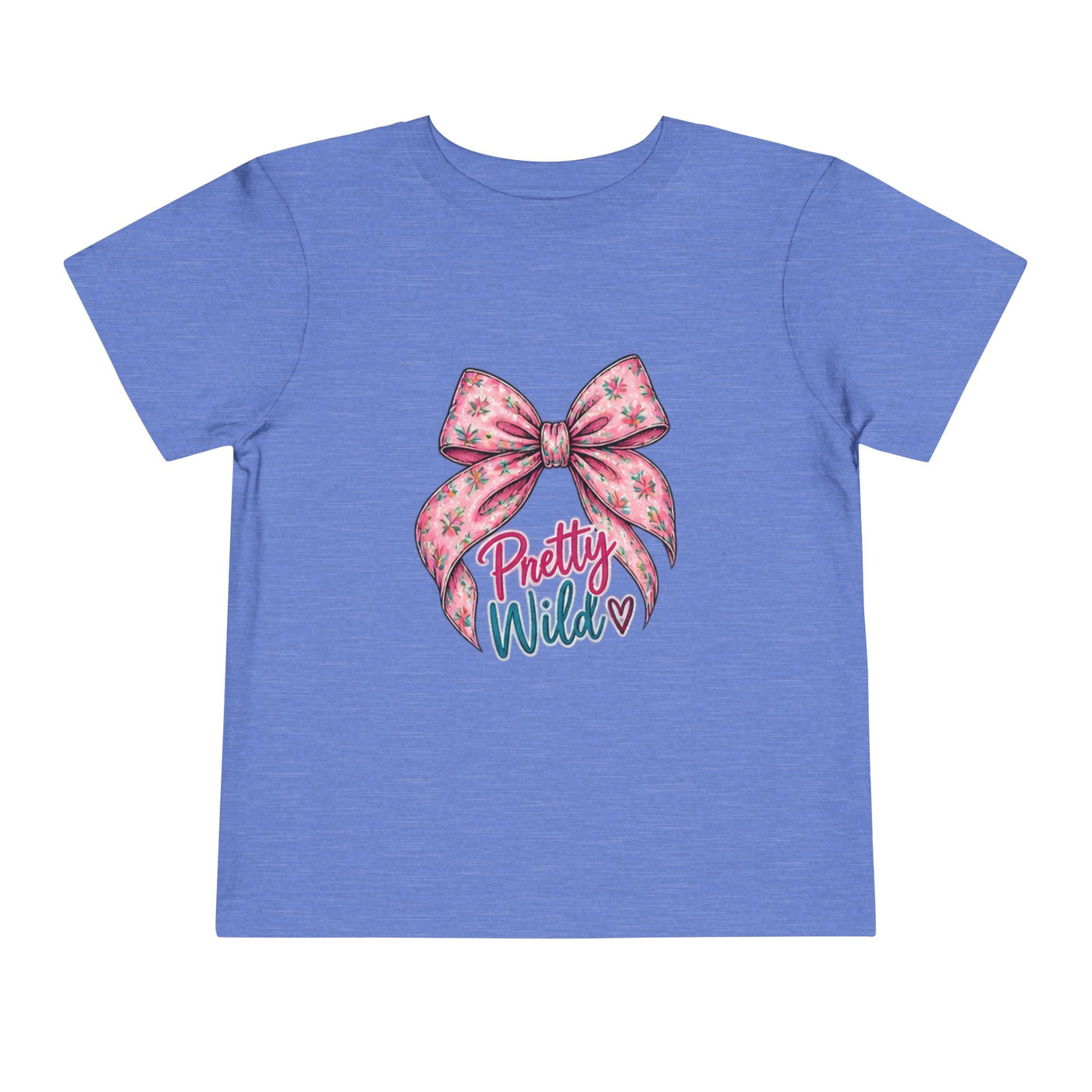 Toddler Tee — Pretty Wild Pink Bow Graphic