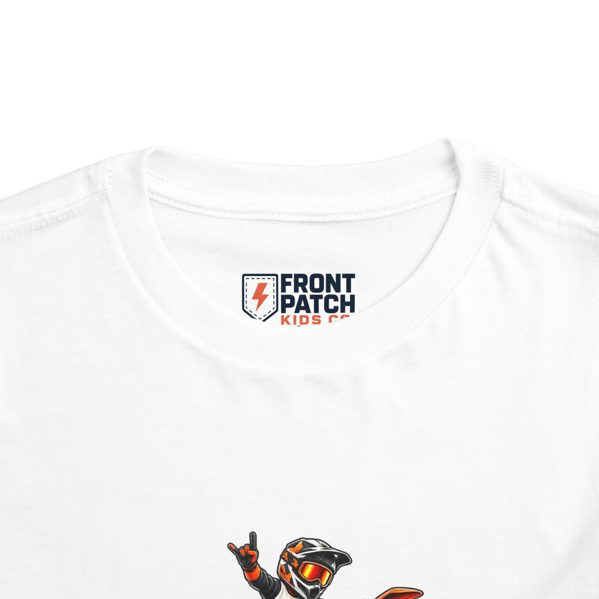 Toddler Tee — "Full Send" Dirt Bike Graphic