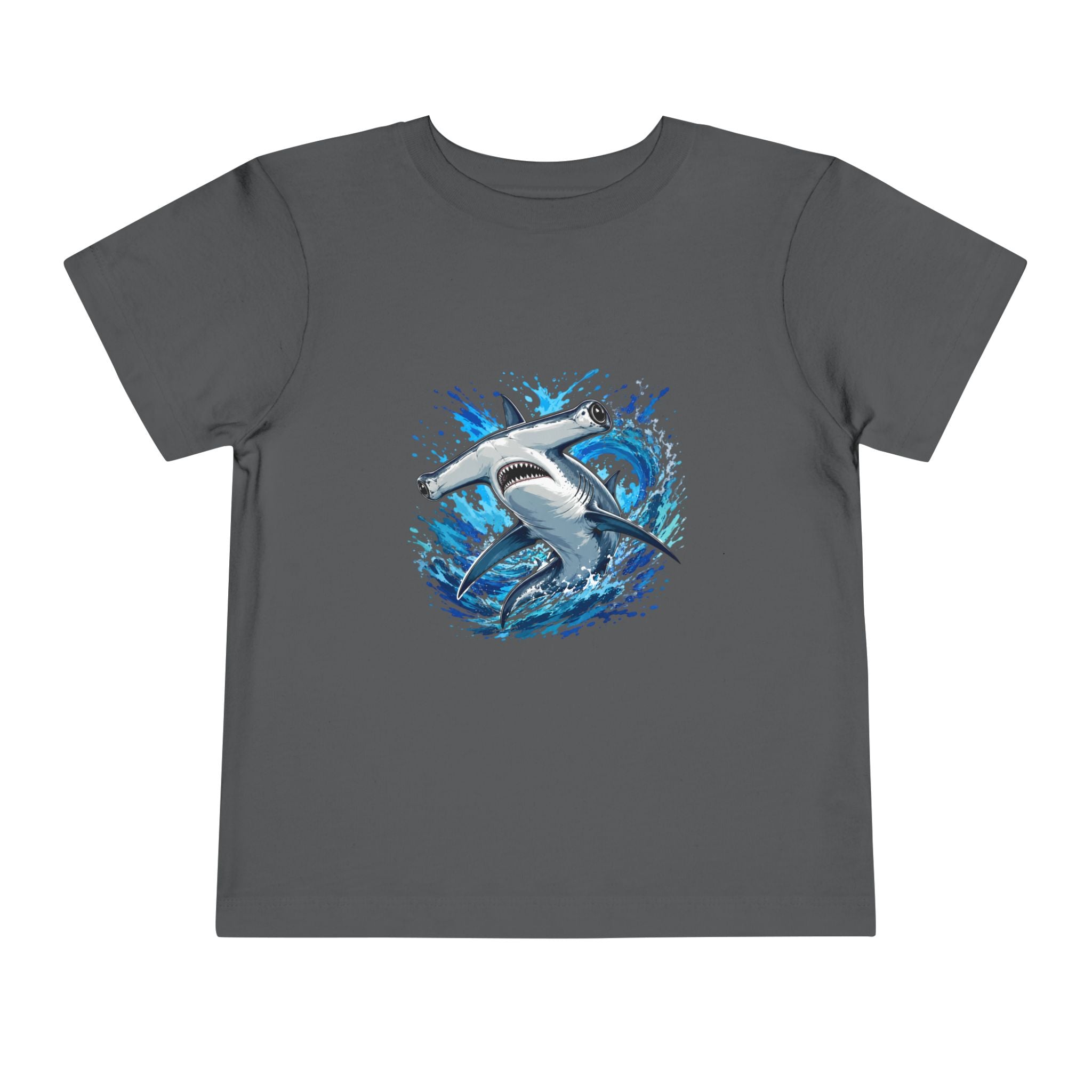 Toddler Shark T-Shirt – Playful Hammerhead Splash Tee for Kids