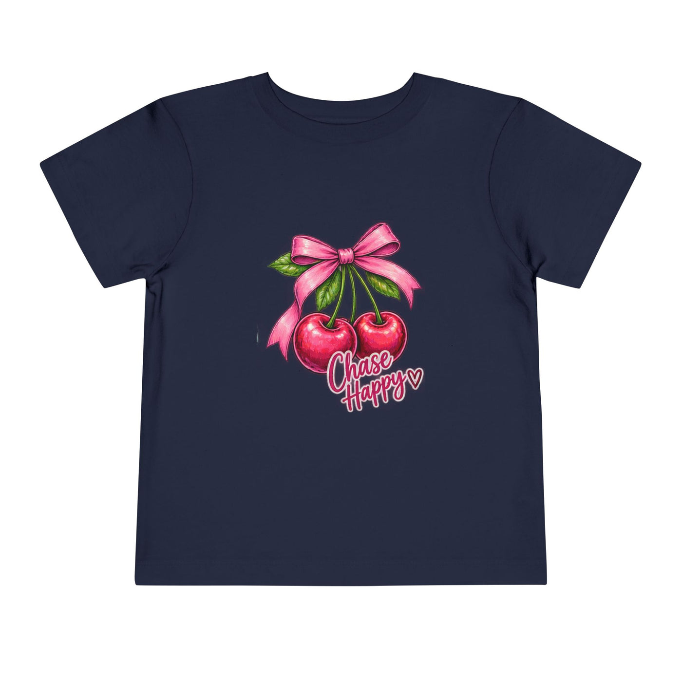 Toddler Tee - "Chase Happy" Cherries Graphic