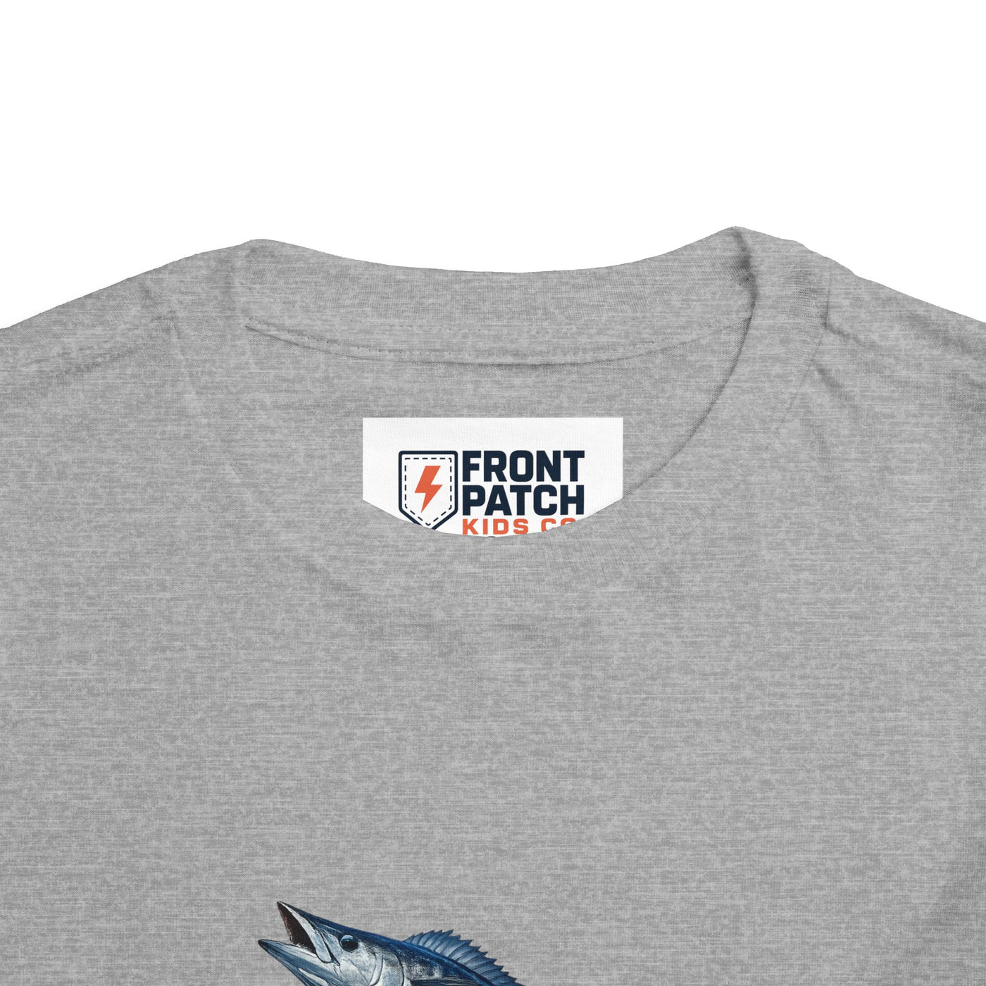 Toddler Tee - Blue Leaping Tuna Fish Graphic