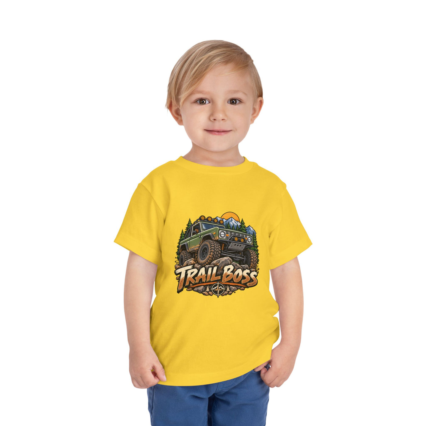 Toddler Tee - 'Trail Boss' Off-Road Jeep Graphic Shirt for Kids