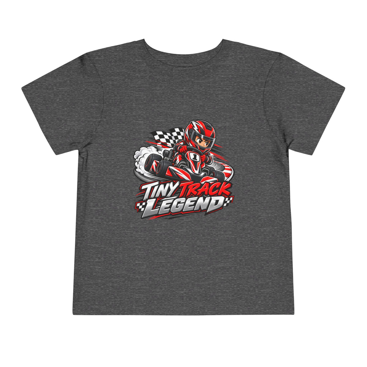 Toddler Tee — "Tiny Track Legend" Racing Car Graphic