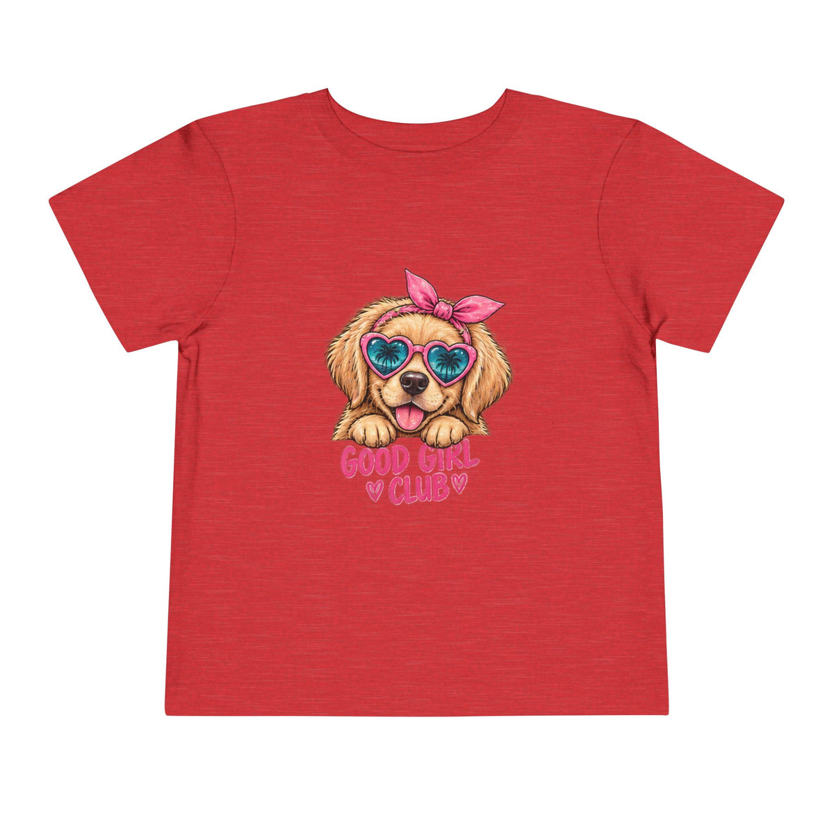 Toddler Tee — "Good Girl Club" Puppy Graphic Kids T‑Shirt