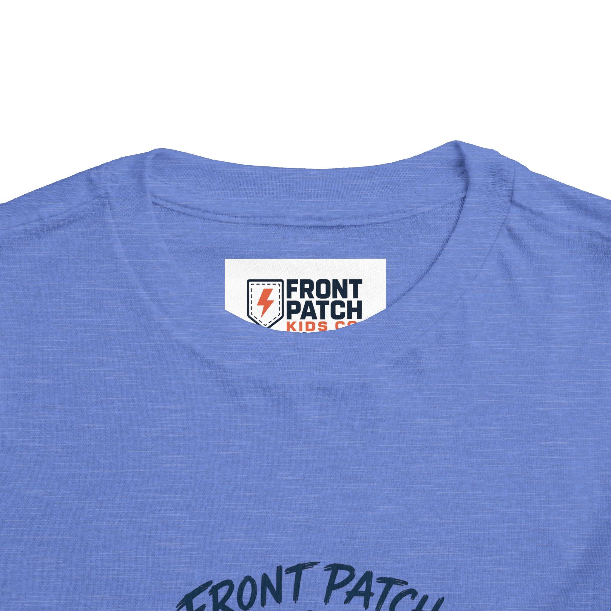 Toddler Shark Tee - "Front Patch" Ocean Shark Graphic Kids Shirt