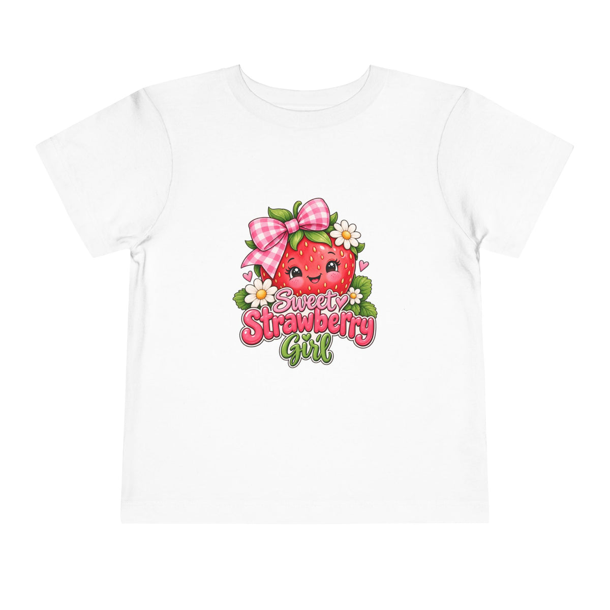 Sweet Strawberry Girl Toddler Tee