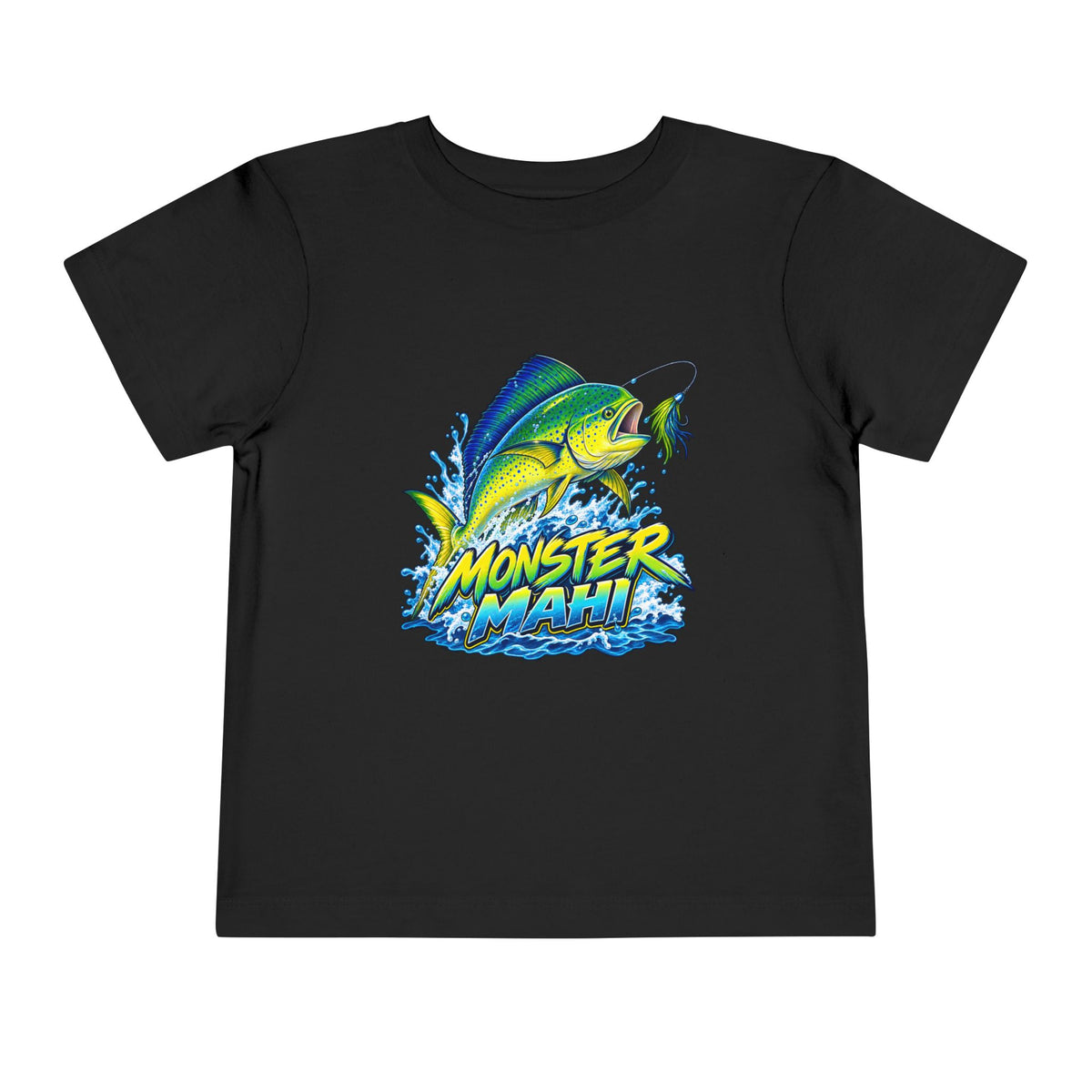 Toddler Tee — 'Monster Mahi' Fishing Graphic Kids Shirt