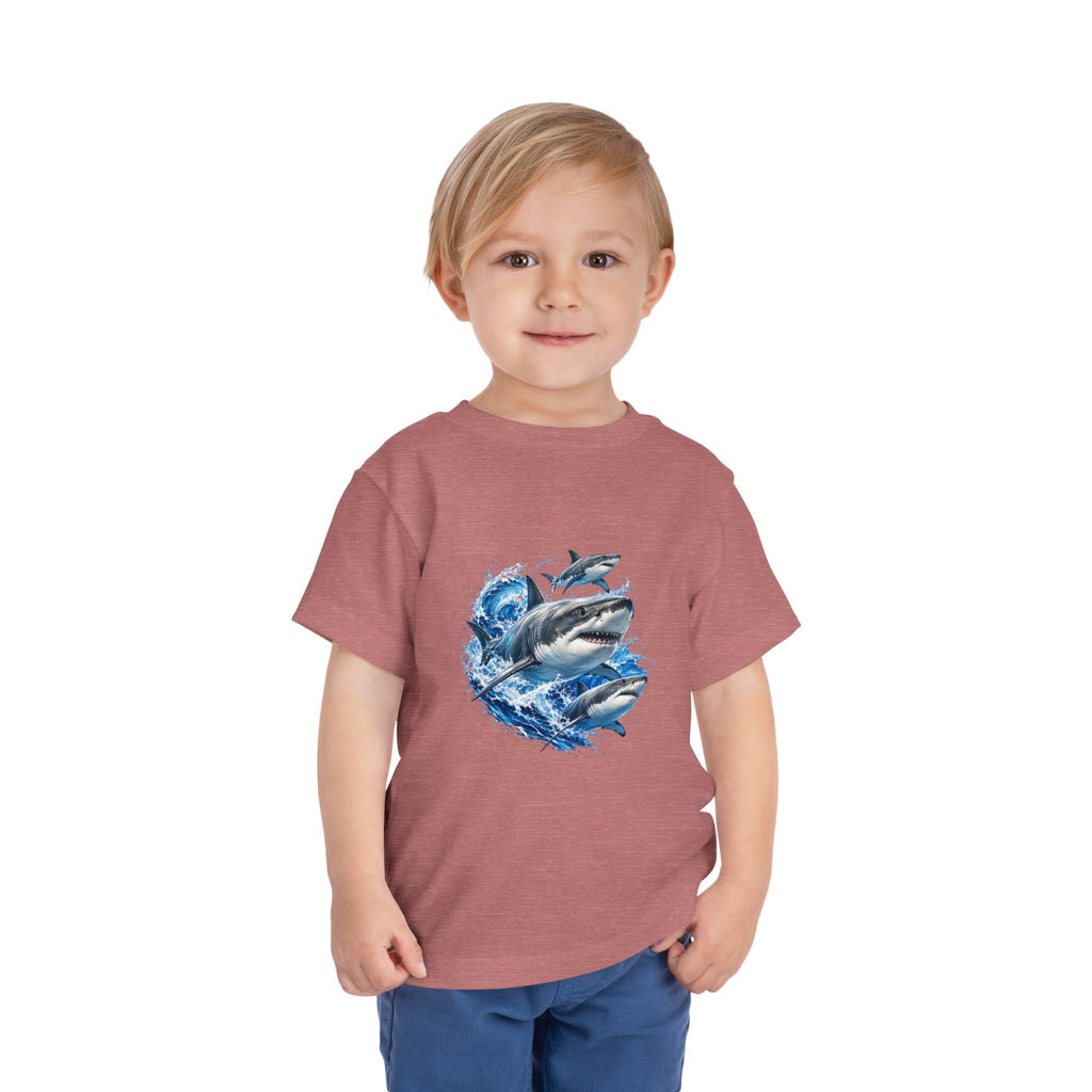Toddler Shark Tee — Playful Ocean Sharks Graphic Shirt