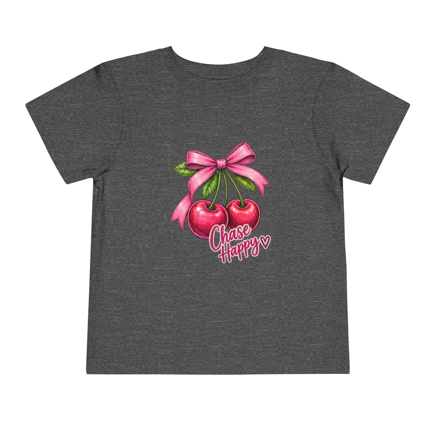Toddler Tee - "Chase Happy" Cherries Graphic