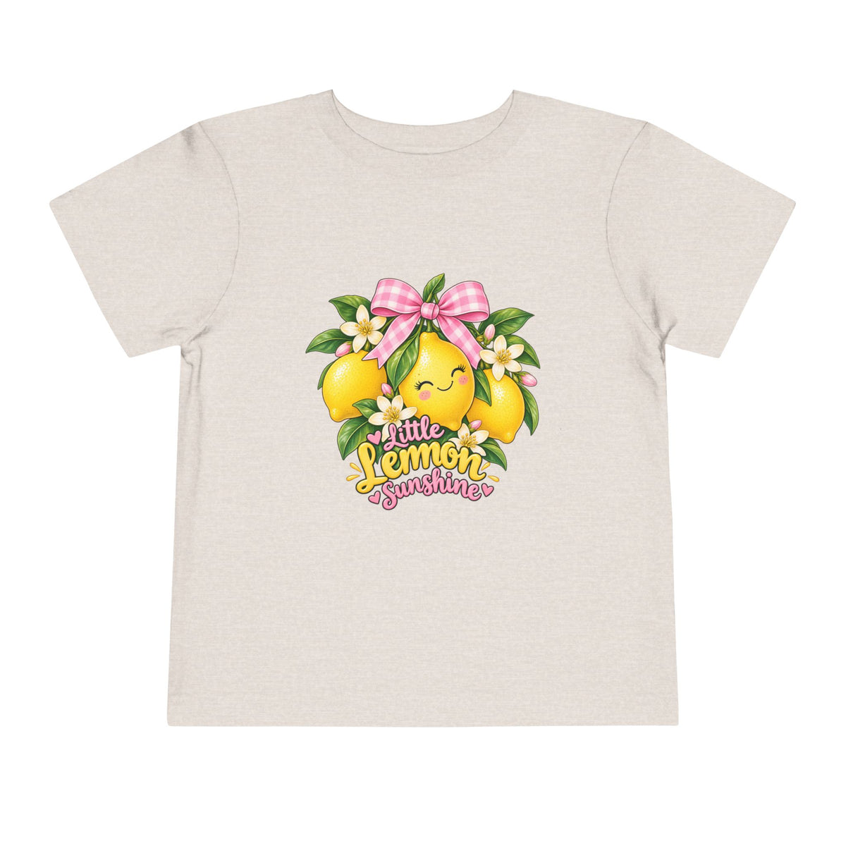Toddler Tee — Little Lemon Sunshine Cute Fruit Graphic Shirt