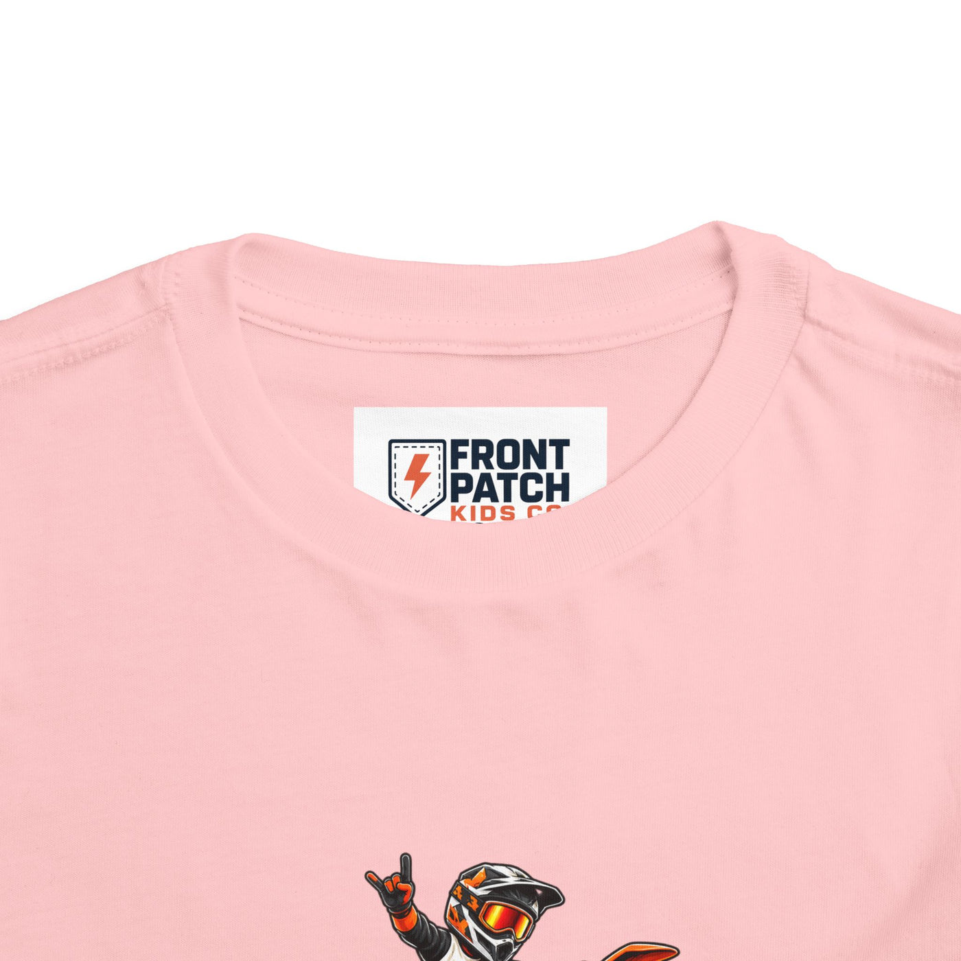 Toddler Tee — "Full Send" Dirt Bike Graphic