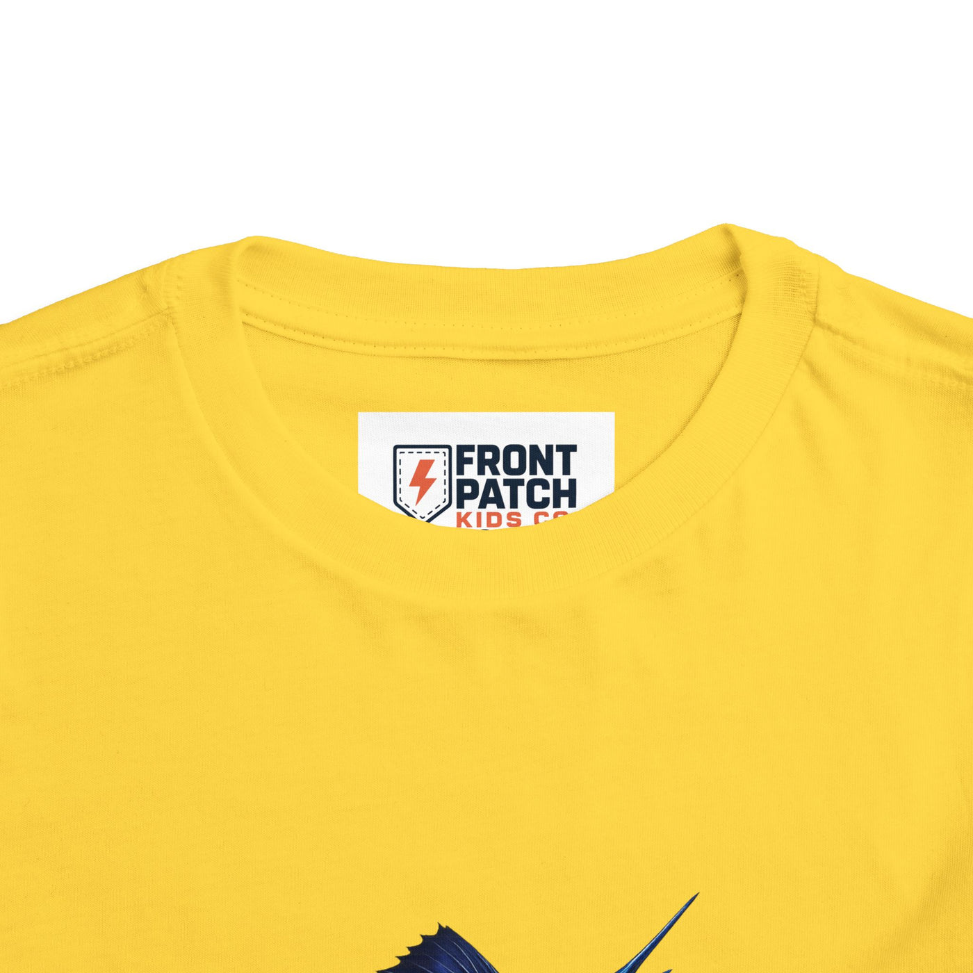 Toddler Tee – Blue Marlin Splash Fishing Shirt