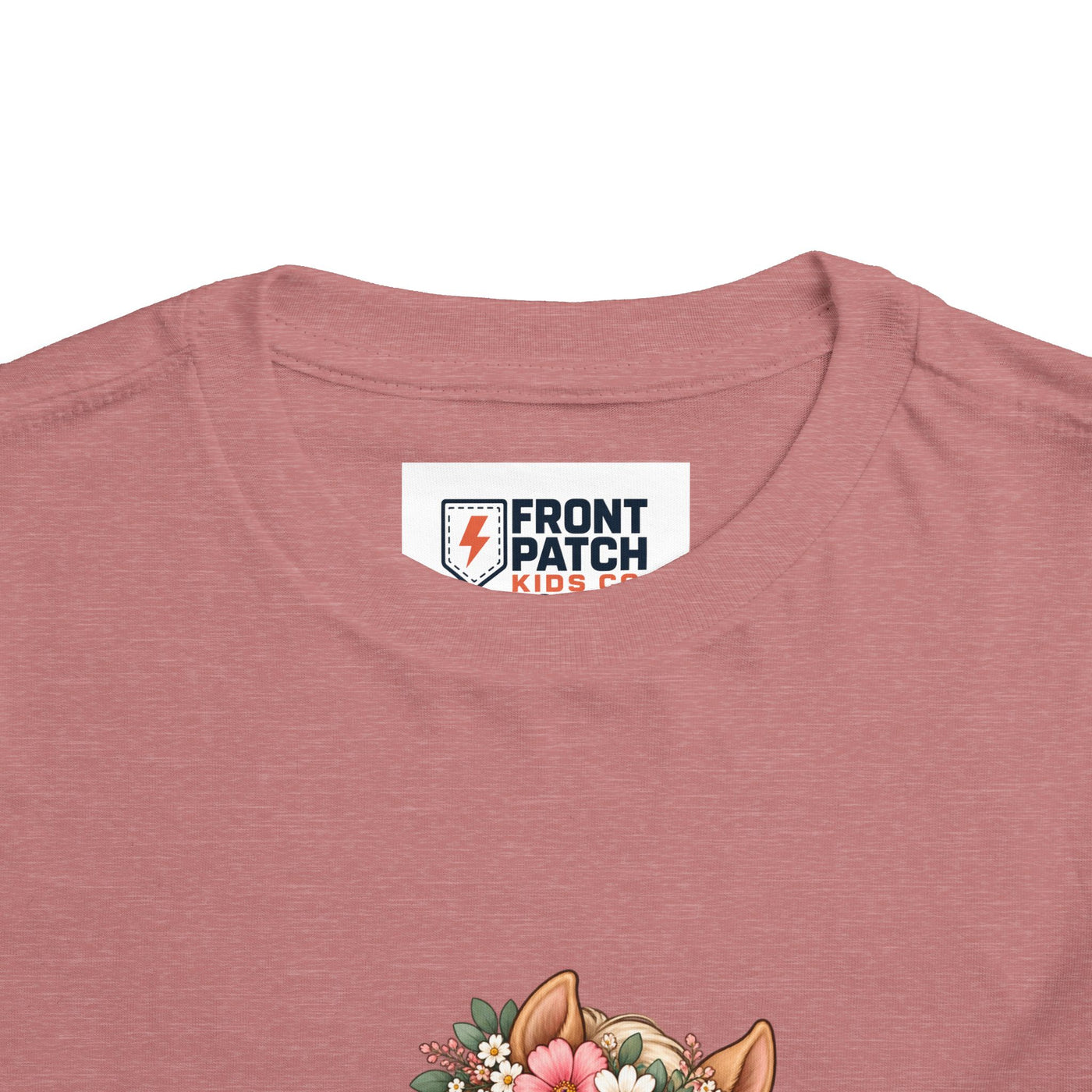 Toddler Tee — Floral Corgi "Pony Posse" Cute Dog Graphic